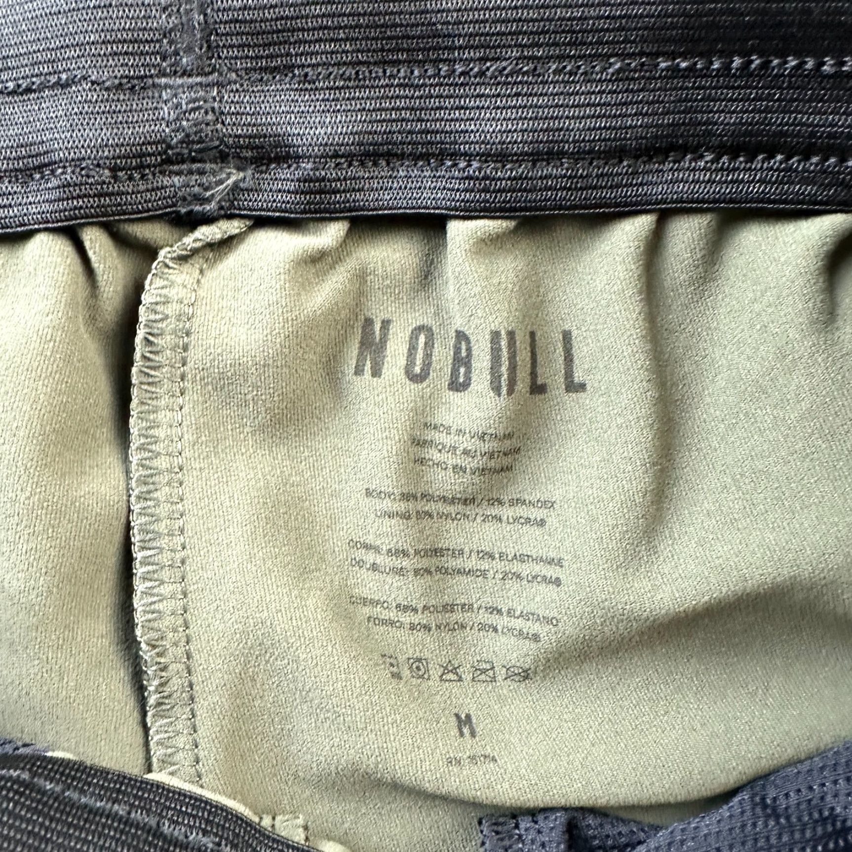 Vintage Nobull Pants Mens Medium Green Lightweight Sweatpants Joggers Gym Training Size US 28 / EU 44 - 5 Thumbnail