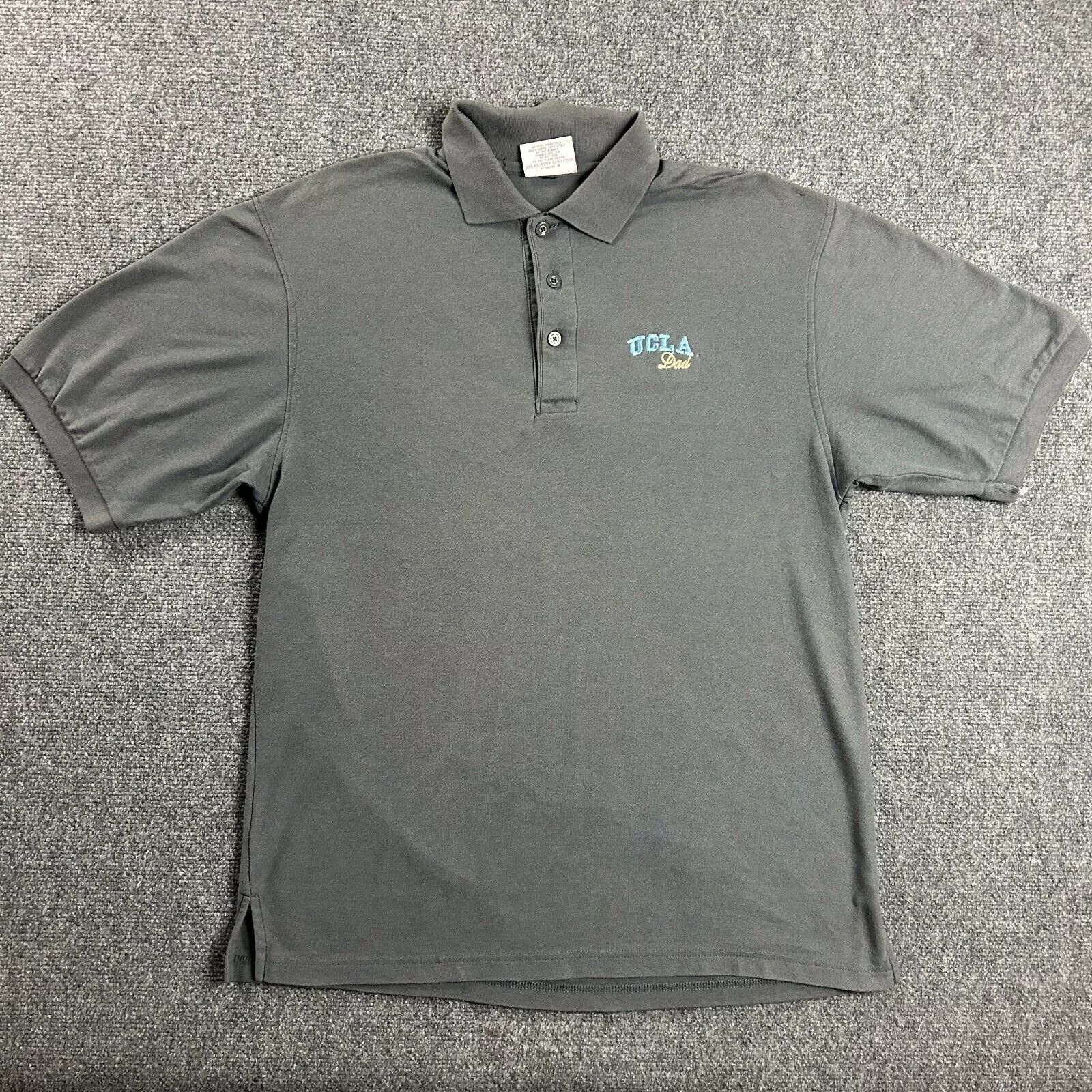 Other UCLA Bruins Polo Shirt Mens Large Gray Golf Logo Heavyweight Size US L / EU 52-54 / 3 - 1 Thumbnail