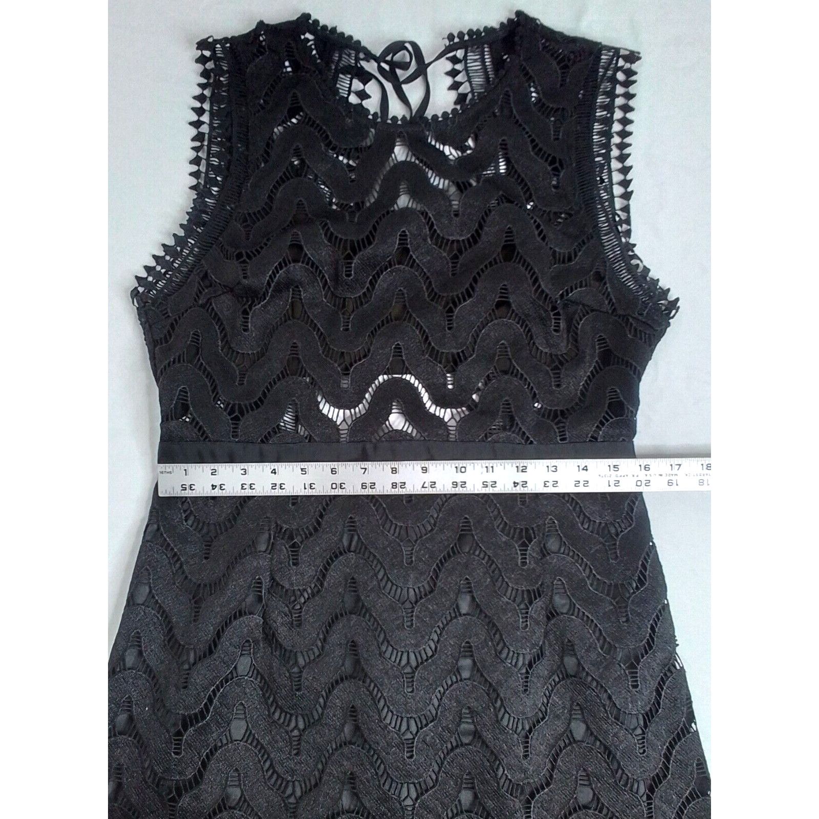 Other Ark & Co Dress Women's Large Black Sheer Lace #W3315 Size L / US 10 / IT 46 - 10 Thumbnail
