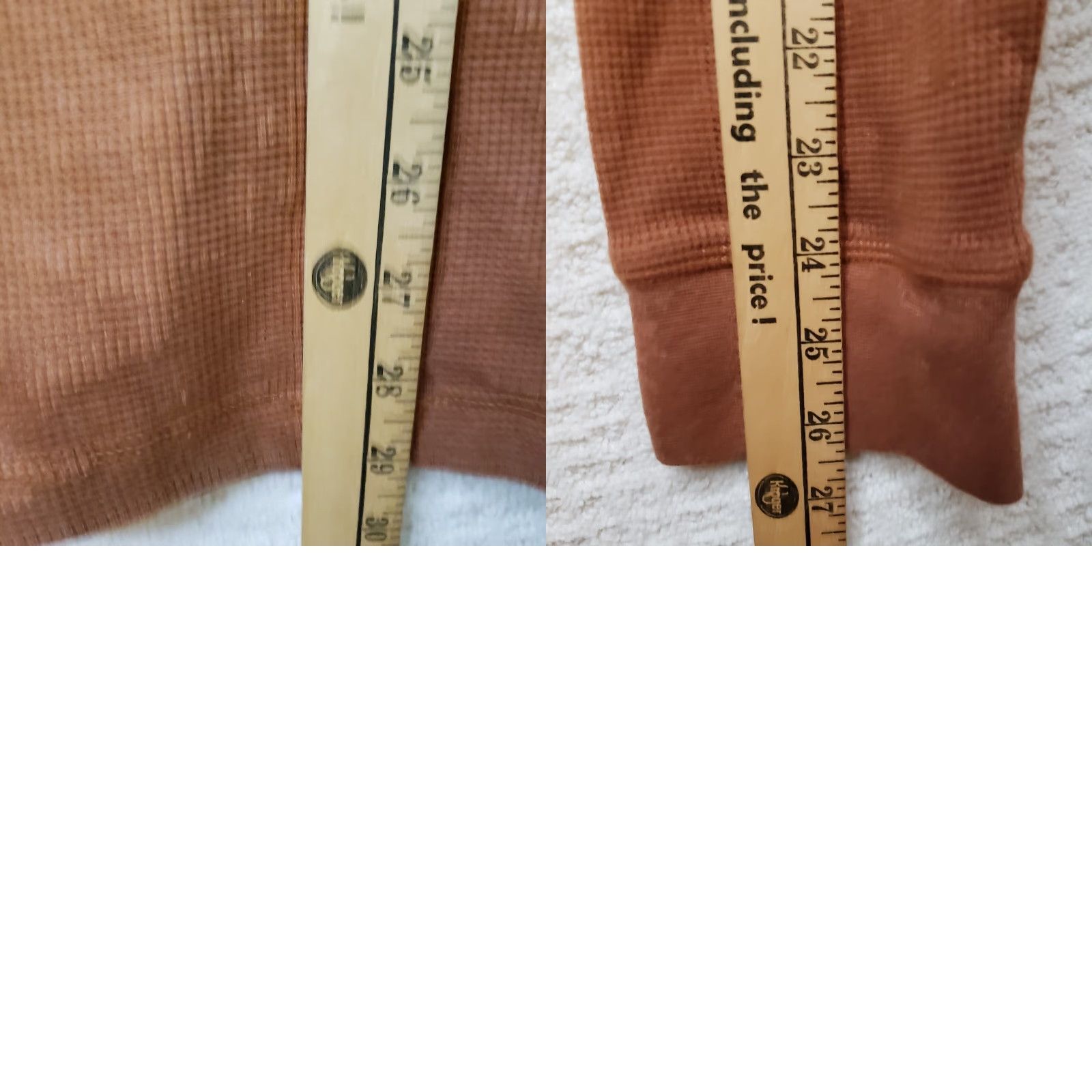Vintage North River Outfitters Henley Shirt Men’s XL Brown Long Sleeve Button-Up Cotton Size US XL / EU 56 / 4 - 9 Thumbnail