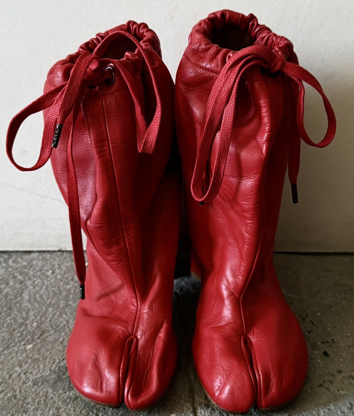 Maison Margiela Maison Margiela - SS2017 - Drawstring Balloon Tabi Boots Size US 6 / IT 36 - 3 Thumbnail