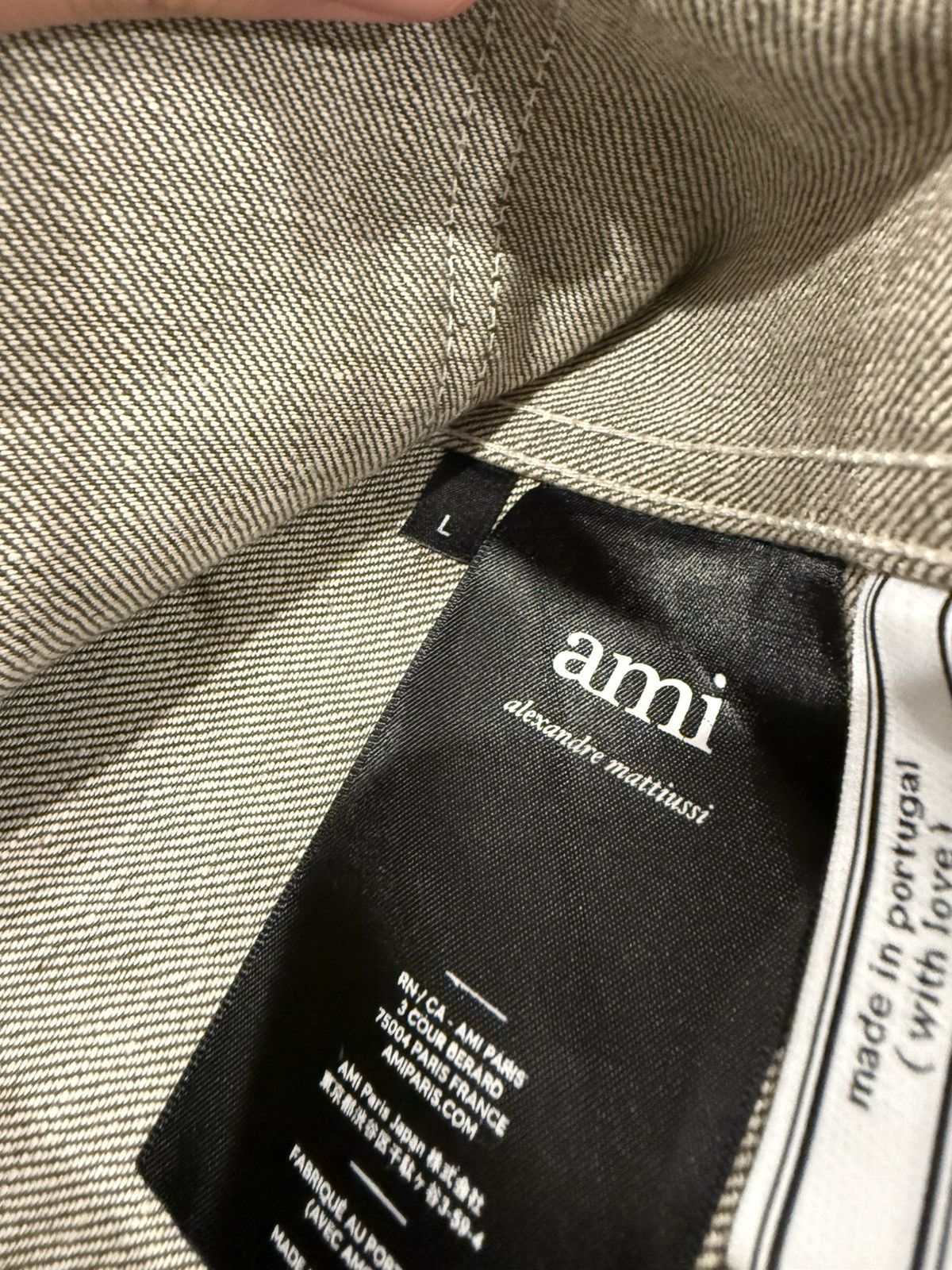 AMI Ami Paris Workwear Denim Jacket Size US L / EU 52-54 / 3 - 9 Thumbnail