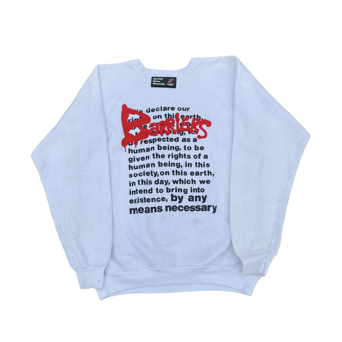 Vintage Vintage 90’s Malcom X Sweatshirt Size US XL / EU 56 / 4 - 2 Thumbnail