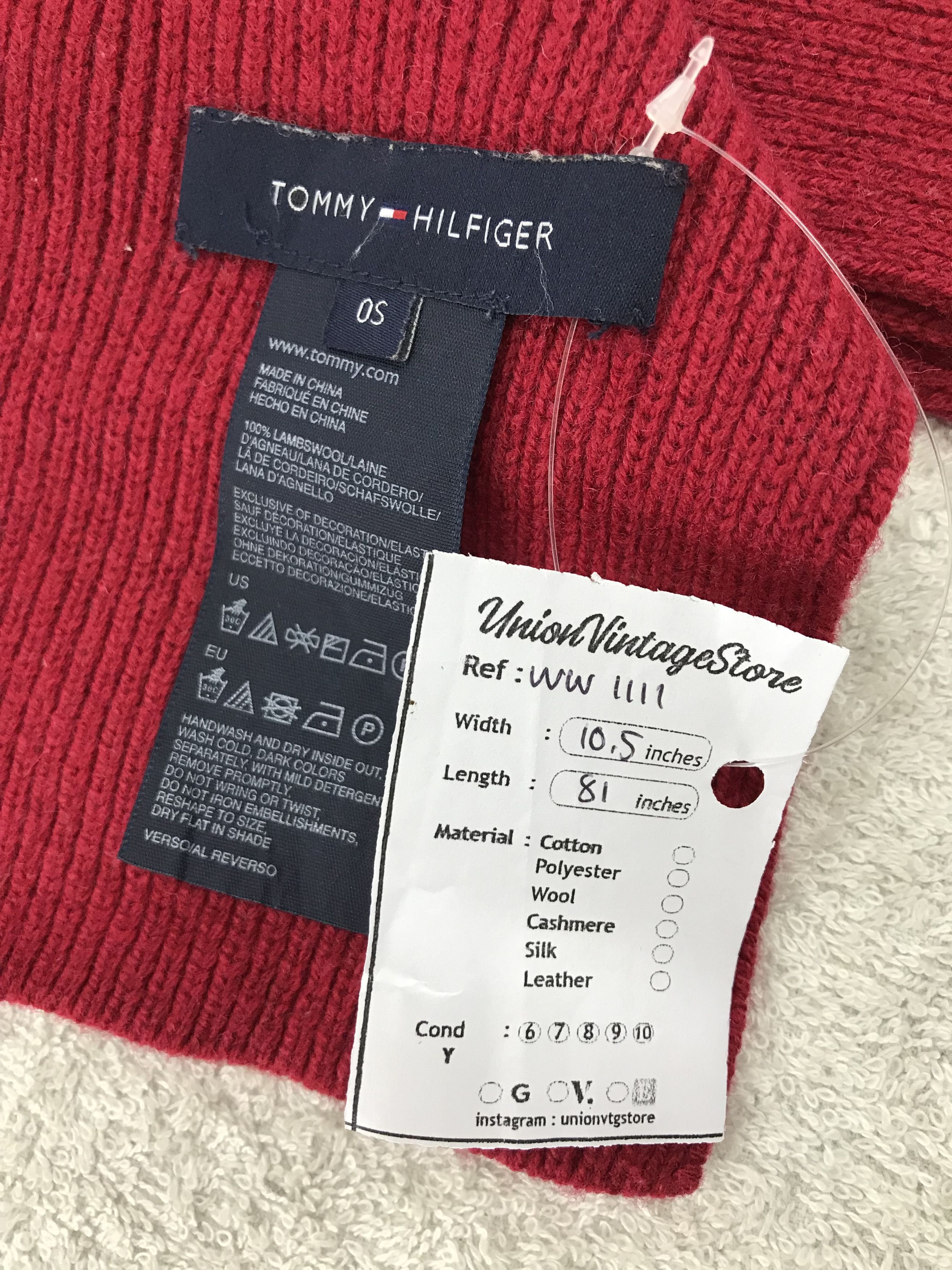 Tommy Hilfiger Tommy Hilfiger Scarf / Muffler / Neckwear - WW1111 Size ONE SIZE - 5 Thumbnail