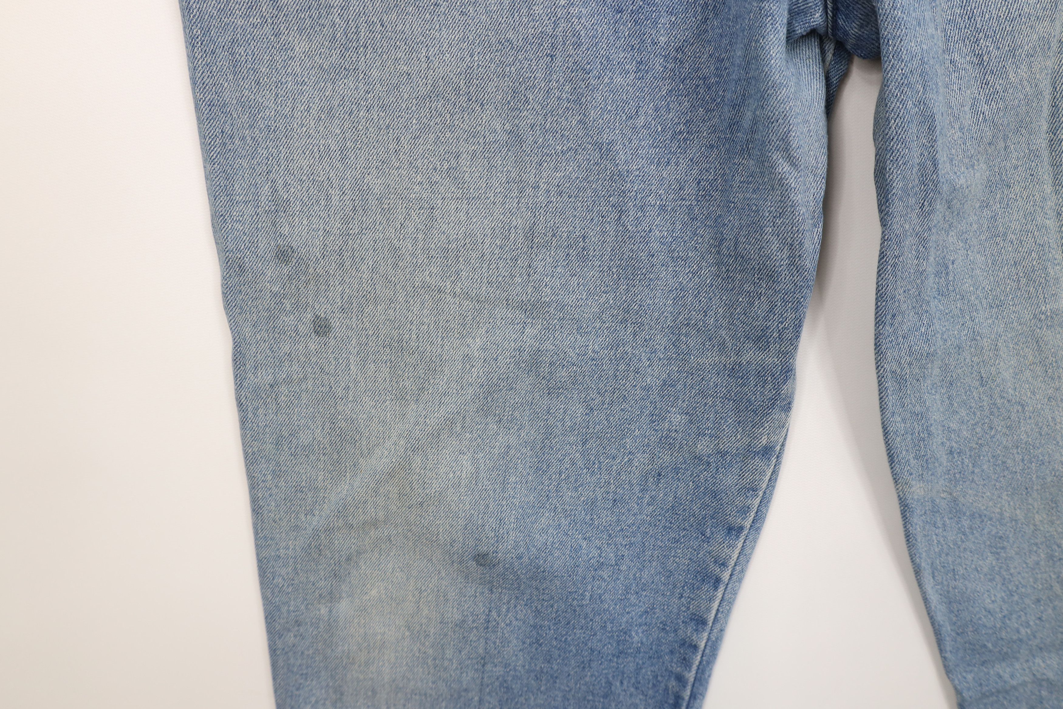 Vintage Vintage 80s 90s Streetwear Pleated Buckle Back Denim Jeans Size 32" / US 10 / IT 46 - 7 Thumbnail