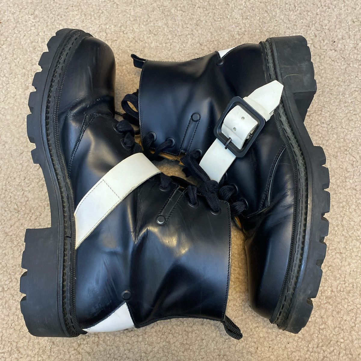 Kenzo Kenzo Lace-up Combat Boots Size US 10.5 / EU 43-44 - 9 Thumbnail