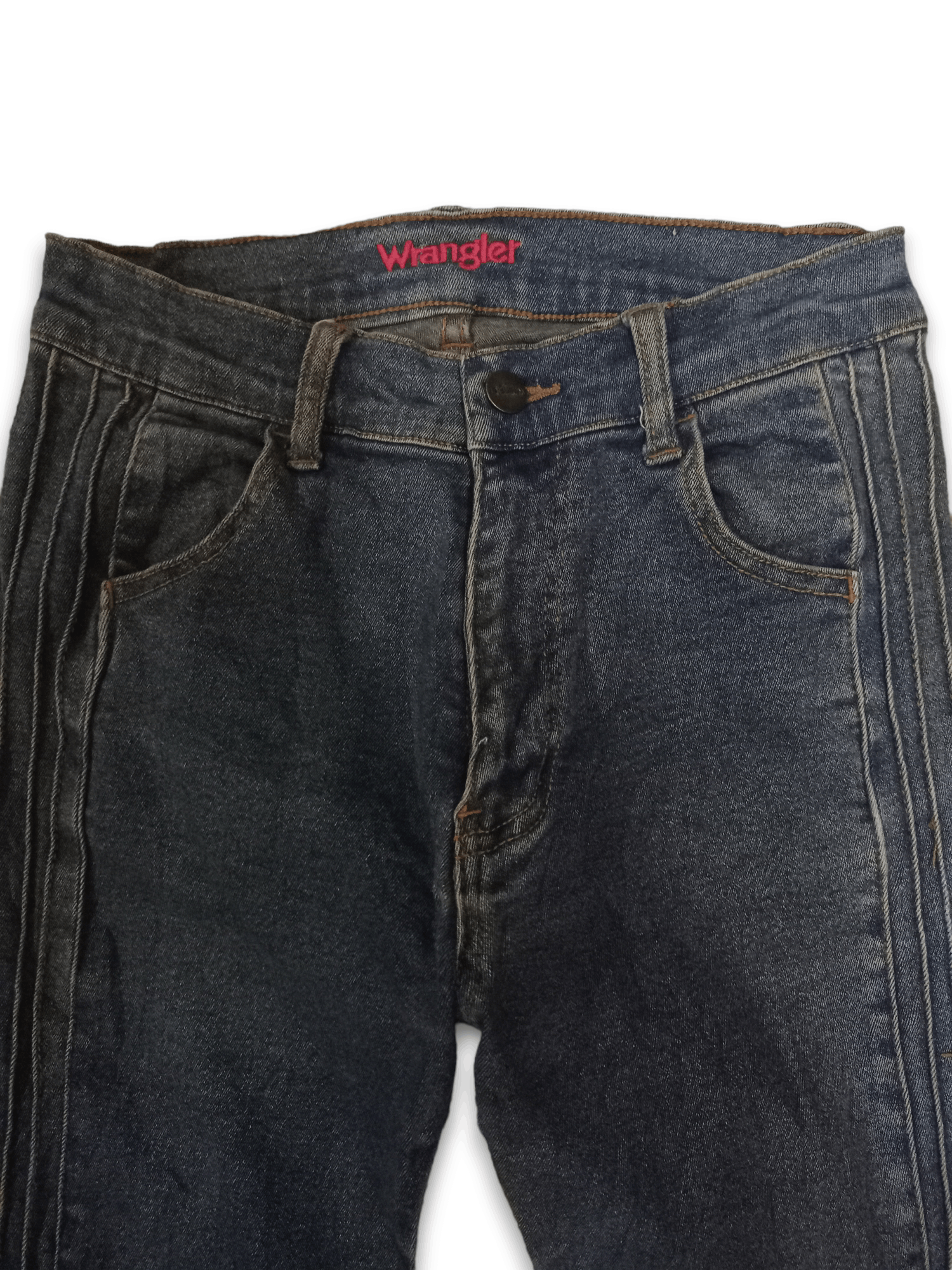 Wrangler Vintage Wrangler Bell Bottoms Mud Wash Flare Jeans Size 24" / US 00 / IT 34 - 4 Thumbnail