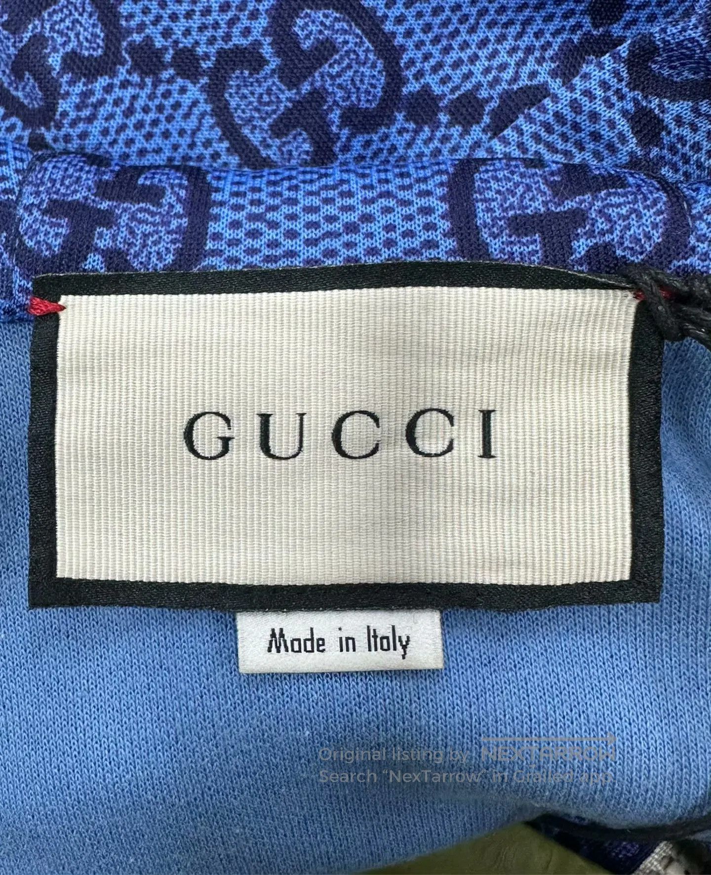 Gucci Guicci Blue and Brown Plaid Monogrammed Side Letter Logo Z Size XS / US 0-2 / IT 36-38 - 3 Thumbnail