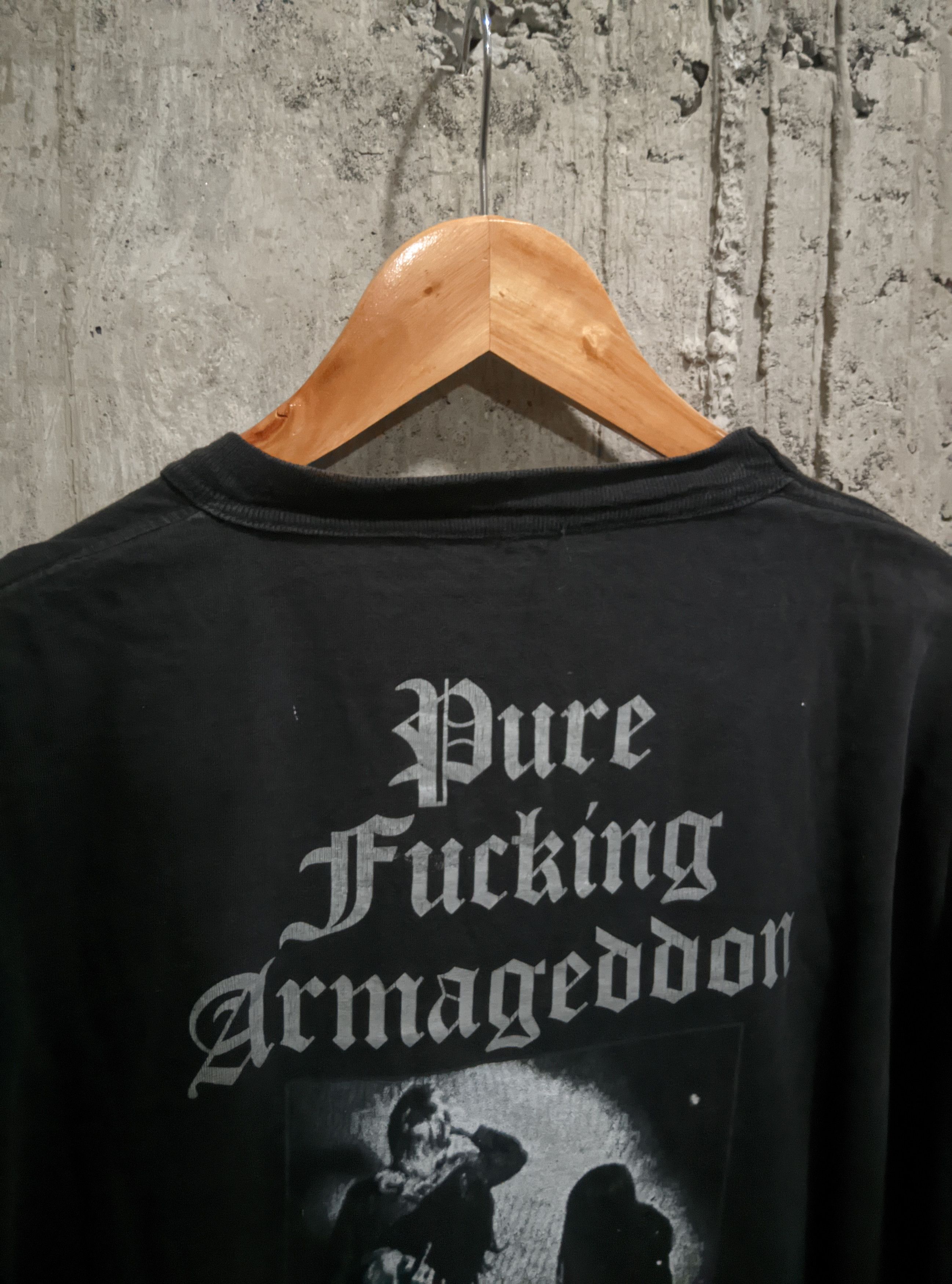 Band Tees Vintage 90s mayhem pure fucking armagedón black metal Size US L / EU 52-54 / 3 - 6 Thumbnail