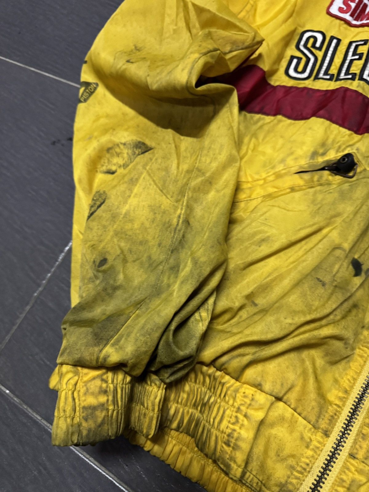 YELLOW CORN Vintage Yellow corn Drag Racing Jacket Size US L / EU 52-54 / 3 - 3 Thumbnail