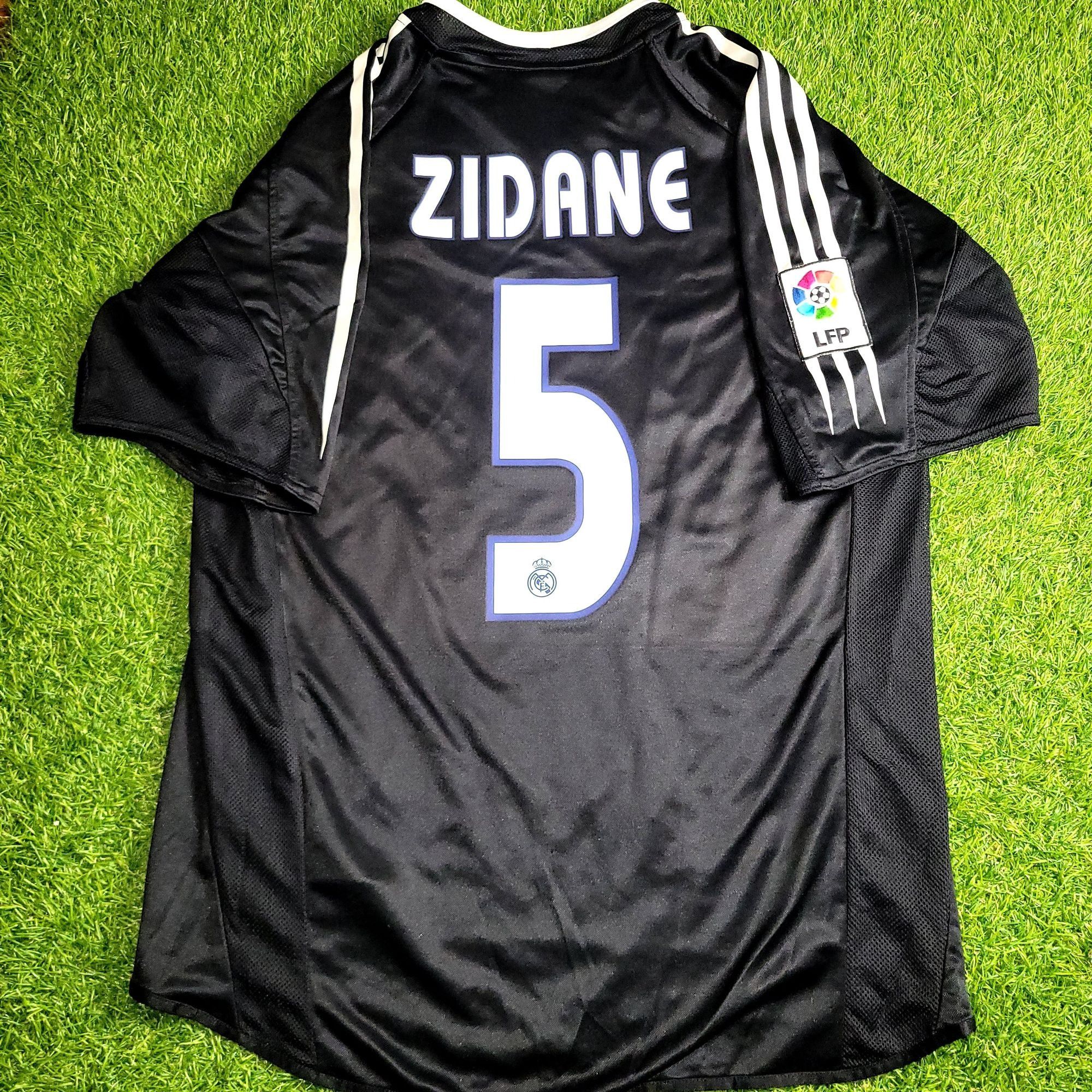 Adidas Zidane Real Madrid 2004 2005 Away Soccer Jersey Shirt M Size US M / EU 48-50 / 2 - 1 Thumbnail