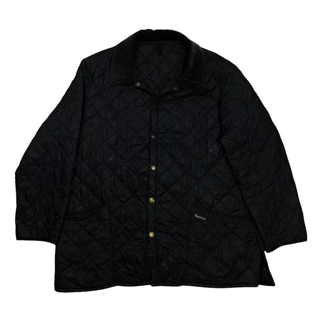 image of Barbour Light Puffer Coat in Black, Men's (Size 2XL)