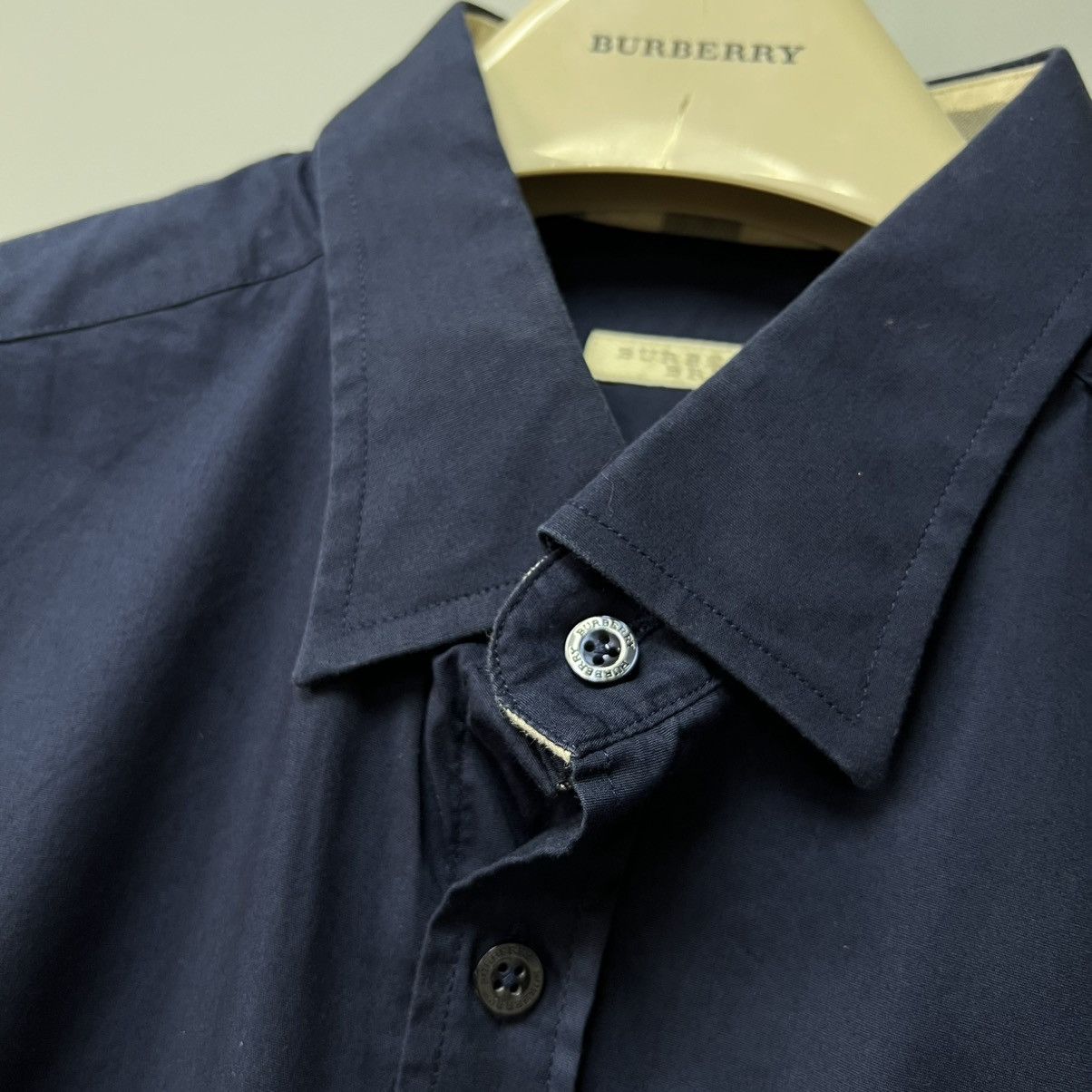 Burberry Burberry Brit shirt navy men’s button up size xl Size US XL / EU 56 / 4 - 6 Thumbnail