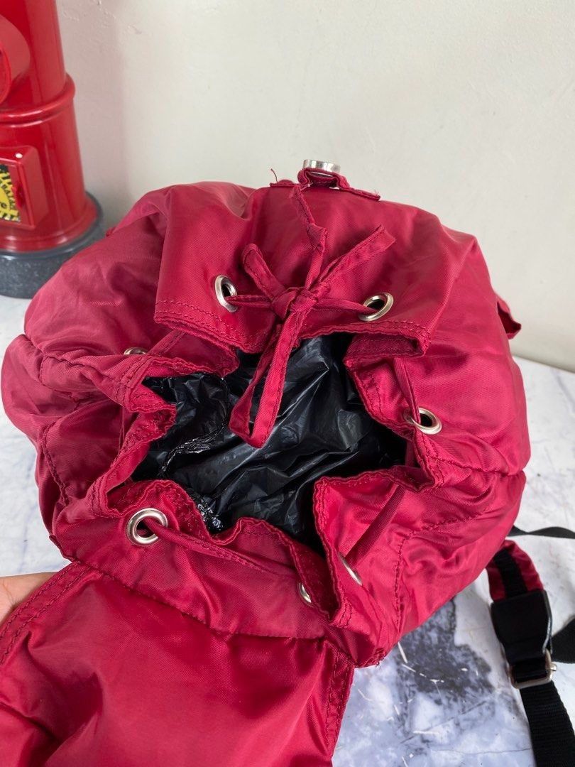 Jean Paul Gaultier Jean Paul Gaultier Multi Pocket Utility Nylon Red Backpack Size ONE SIZE - 6 Thumbnail