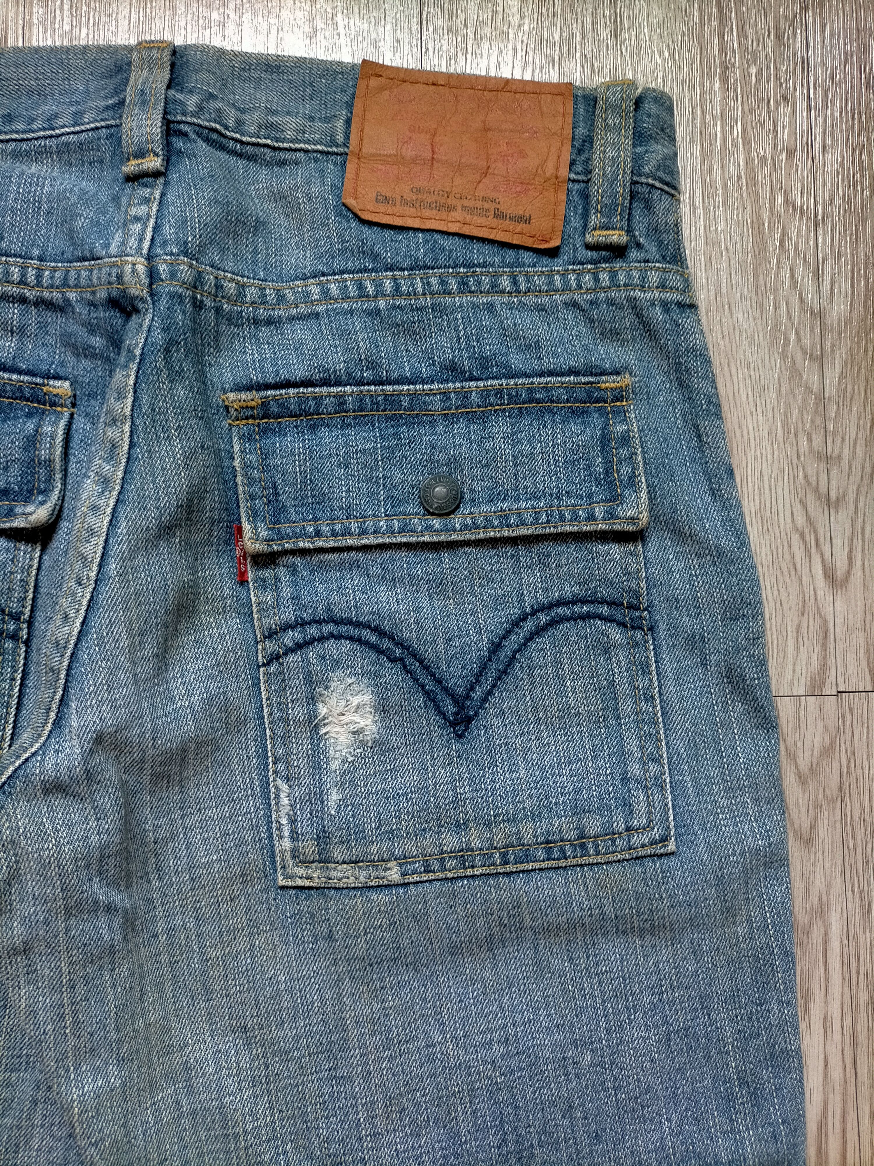 Levi's Vintage 90s Levis Bush Pants Japan Jeans Size US 30 / EU 46 - 11 Thumbnail