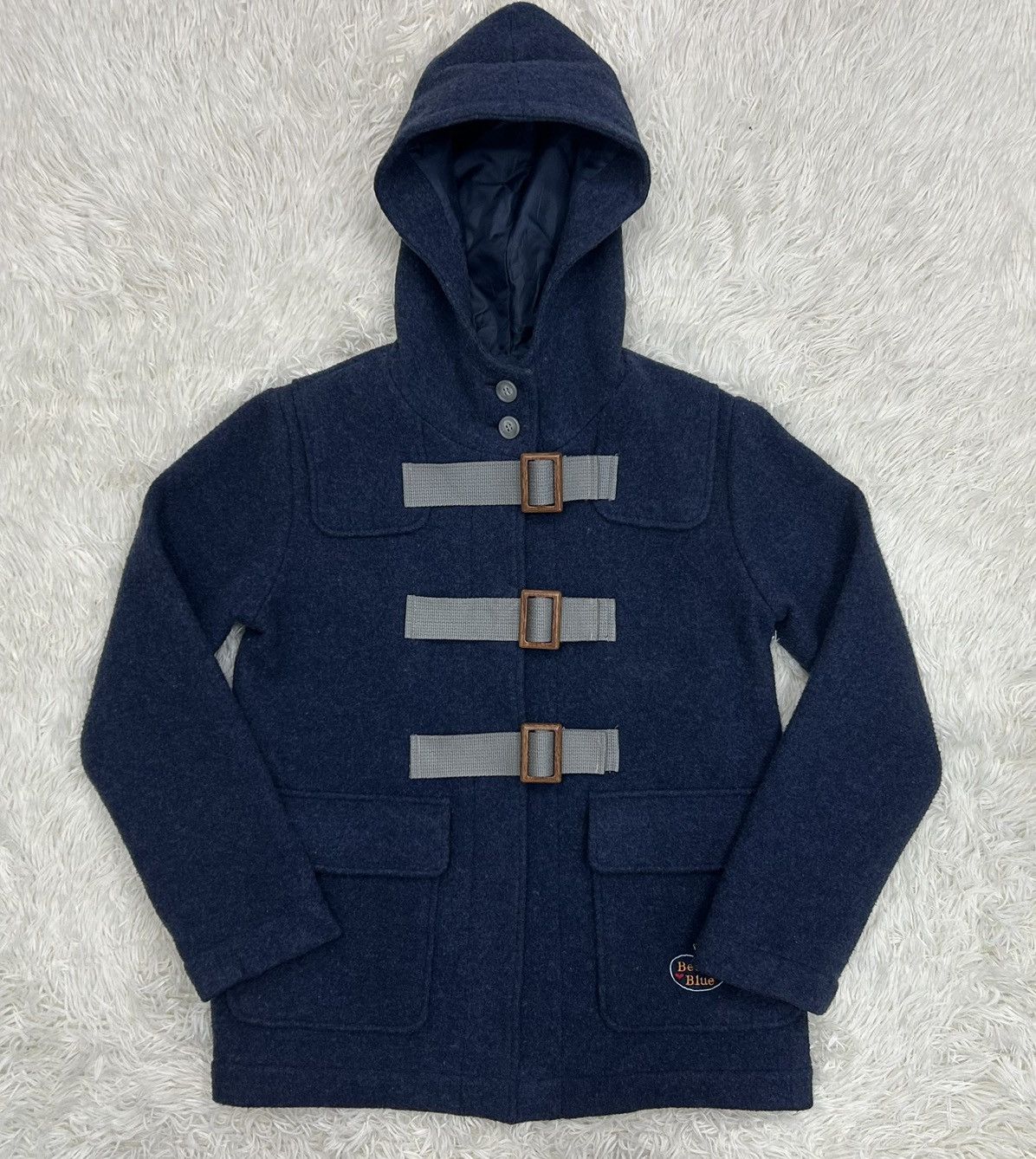 Japanese Brand Japanese Brand Betty's Blue Hooded Wool Jacket Size US M / EU 48-50 / 2 - 5 Thumbnail
