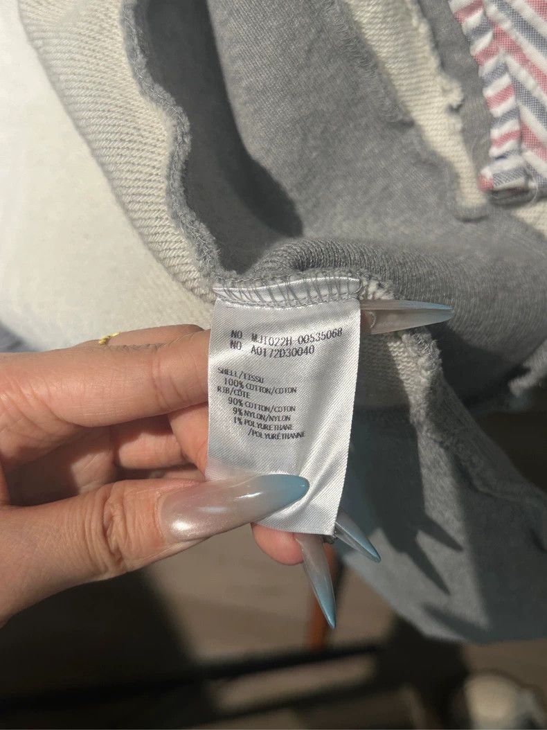 Thom Browne Thom Browne Zippered hooded hoodie Size US XS / EU 42 / 0 - 4 Thumbnail