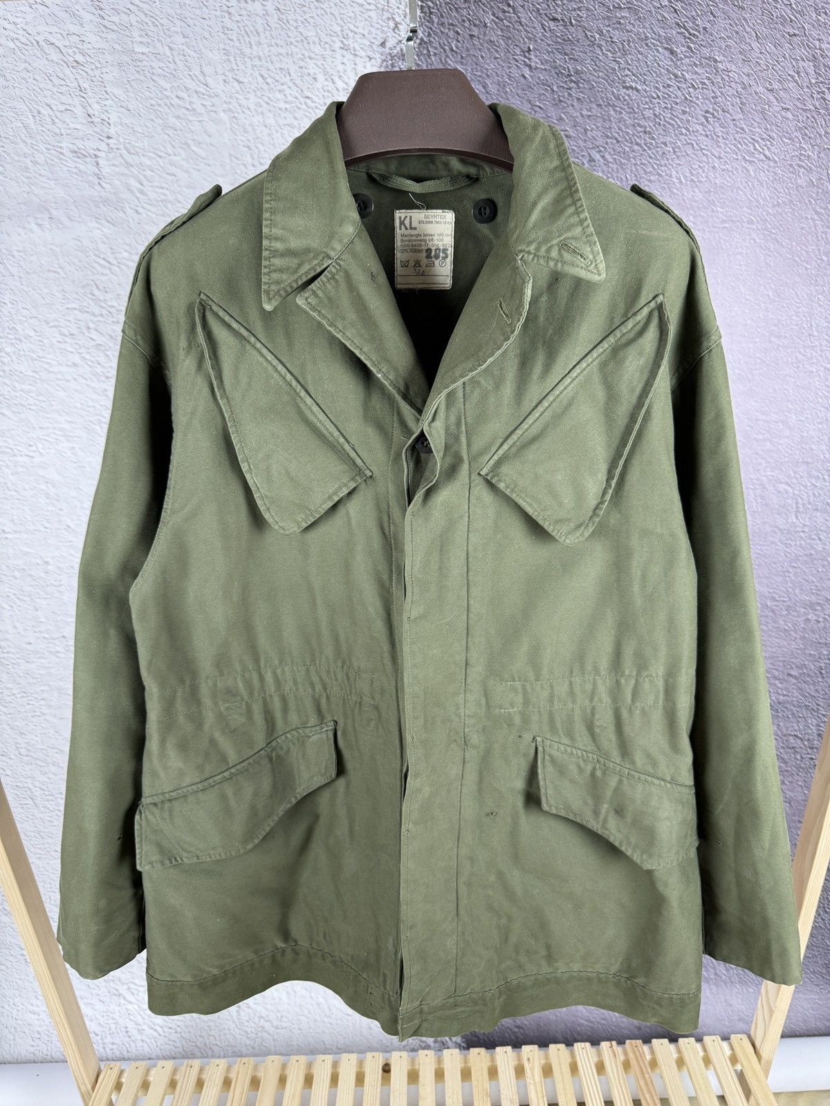 新品未使用　ciele ベントジャケット Vtg✓80's Dutch Nethelands Army KL Seyntex Green Jacket