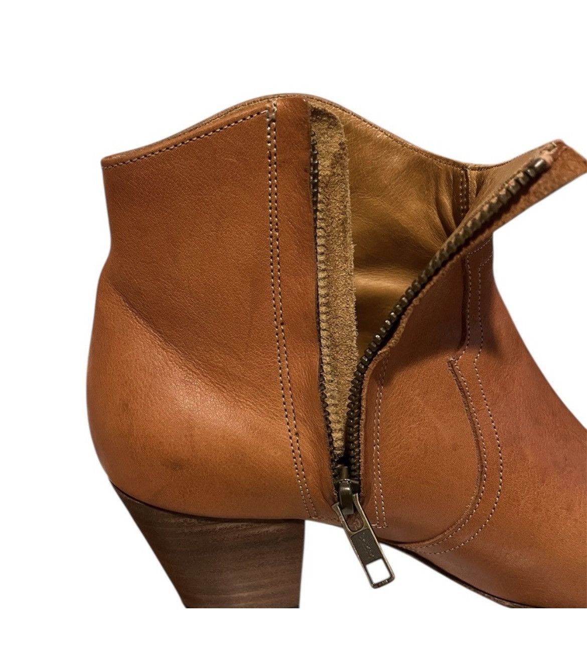 Isabel Marant RARE Isabel Marant Dicker Boots - Smooth Cognac Leather Size US 7 / IT 37 - 4 Thumbnail