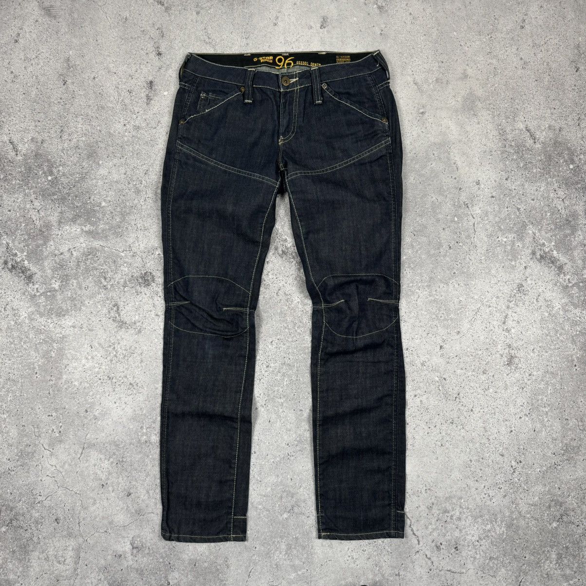 G-Star Crazy G Star Raw GS3301 Double Knee Tapered Denim Jeans Size US 30 / EU 46 - 1 Thumbnail