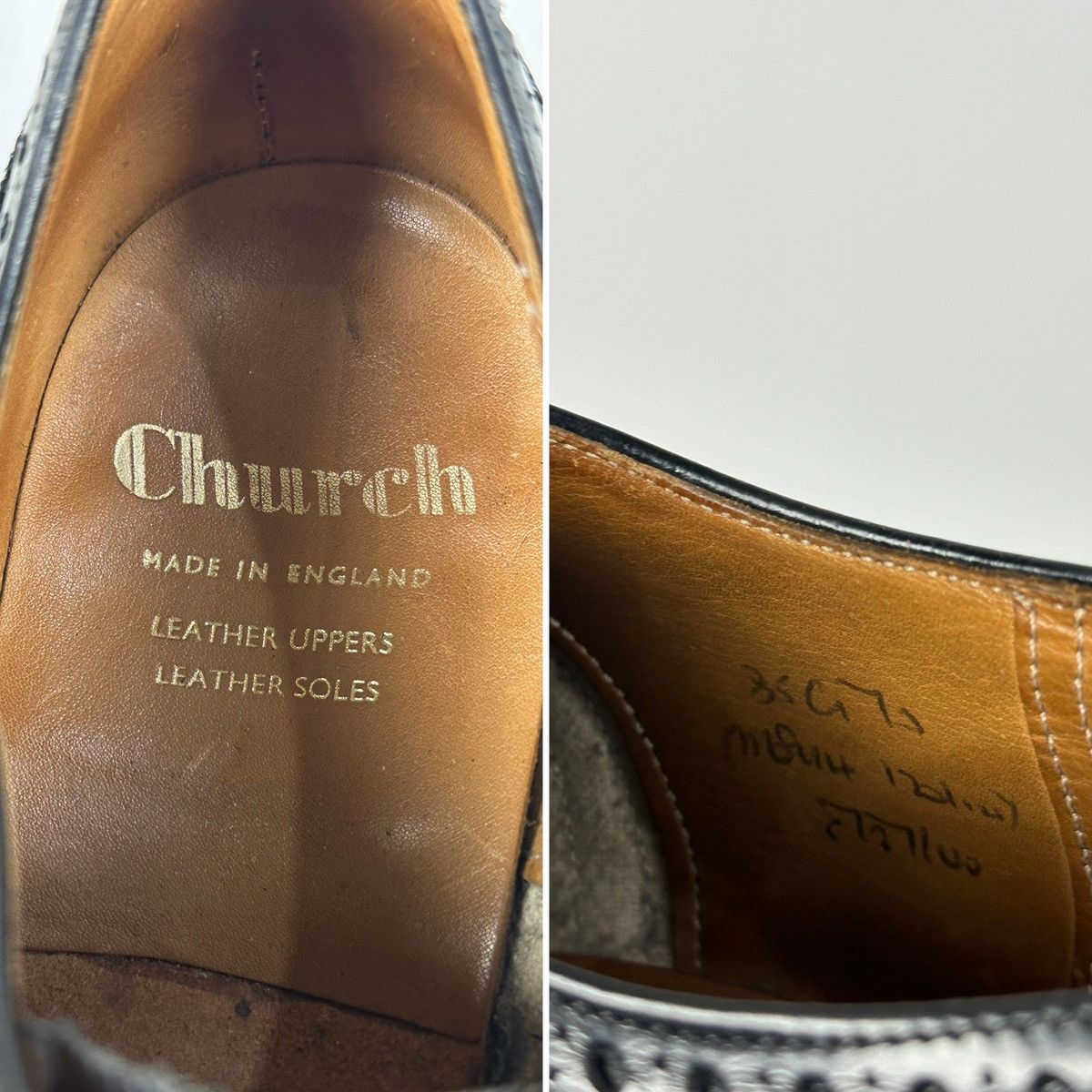 Church's Church’s Black Leather Oxford Brogue Dress England Shoes Size US 9.5 / EU 42-43 - 23 Thumbnail