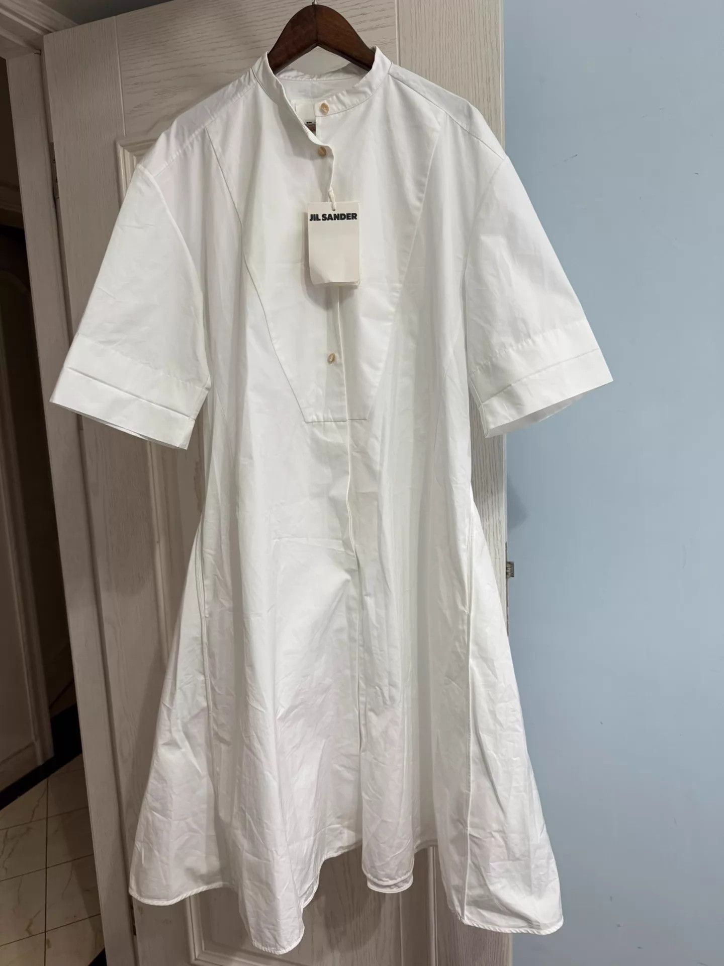 Jil Sander Jil Sander shirtdress 95% new like new authentic Size XS / US 0-2 / IT 36-38 - 1 Thumbnail