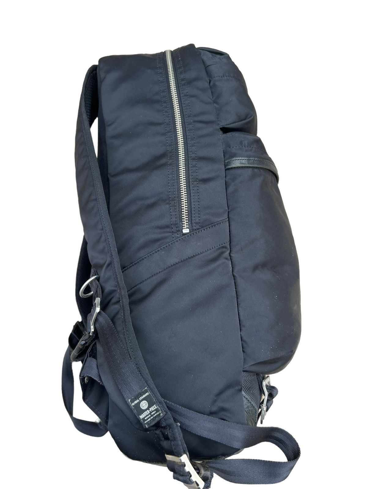 MasterPiece Vintage Masterpiece Japan Black Nylon Leather Backpack Bag Size ONE SIZE - 13 Thumbnail