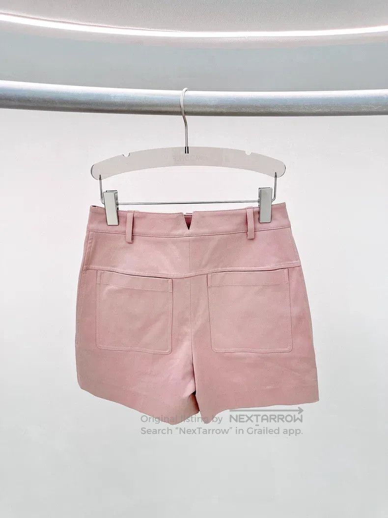 Hermes Hermes Pink straight-leg shorts Size 24" / US 00 / IT 34 - 2 Thumbnail
