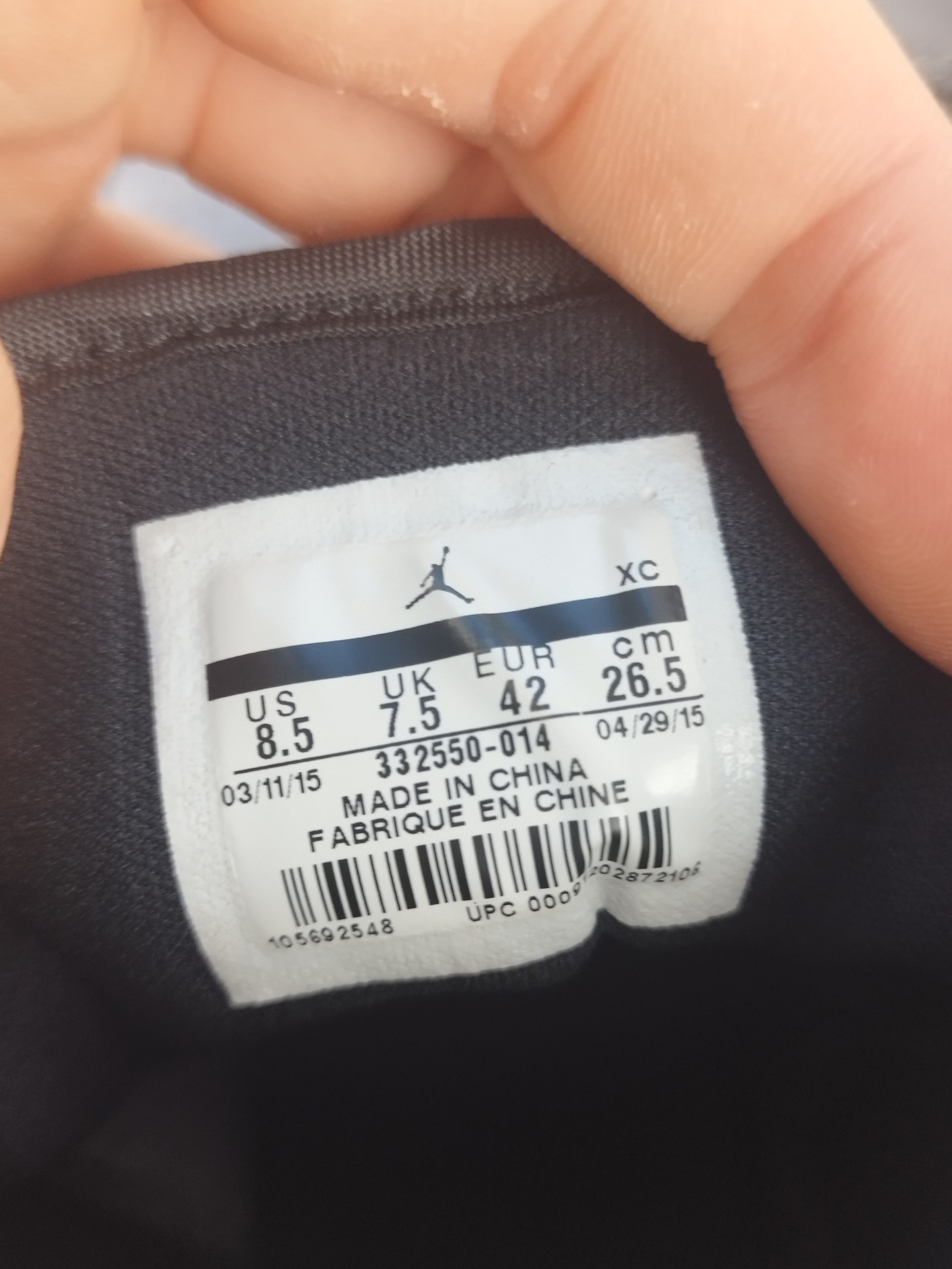 Jordan Brand Nike Jordan 1 retro High 2015 'Rare Air' gray Size US 8.5 / EU 41-42 - 14 Thumbnail