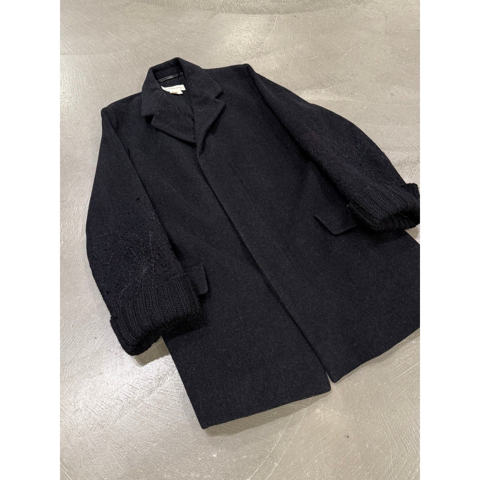 Dries Van Noten 1990s Dries Van Noten Embroidered wool coat Size L / US 10 / IT 46 - 2 Thumbnail