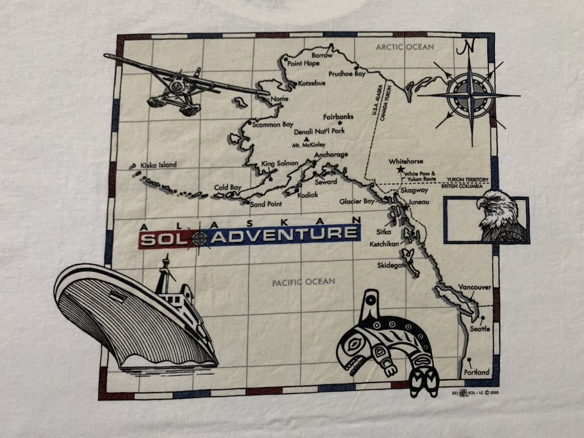 Vintage LAST DROP#Vintage y2k Alaskan Sol Adventure©️2000 Size US L / EU 52-54 / 3 - 7 Thumbnail