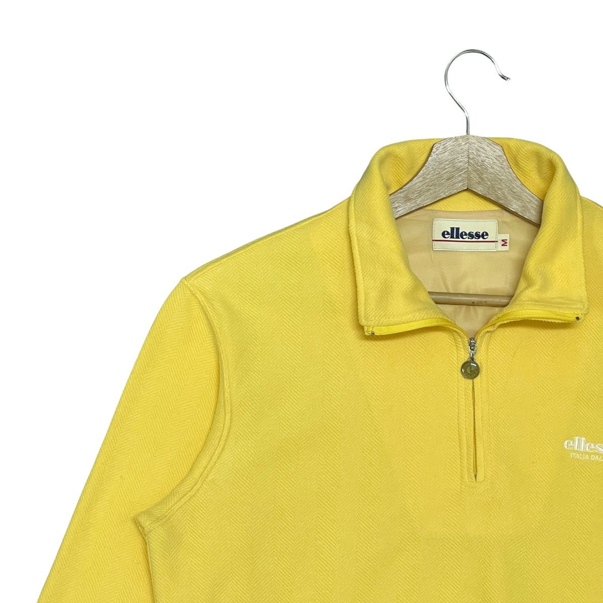 Ellesse Vintage 90s Ellesse Italia Quarter Zip Pullover Sweatshirt Size US M / EU 48-50 / 2 - 6 Thumbnail
