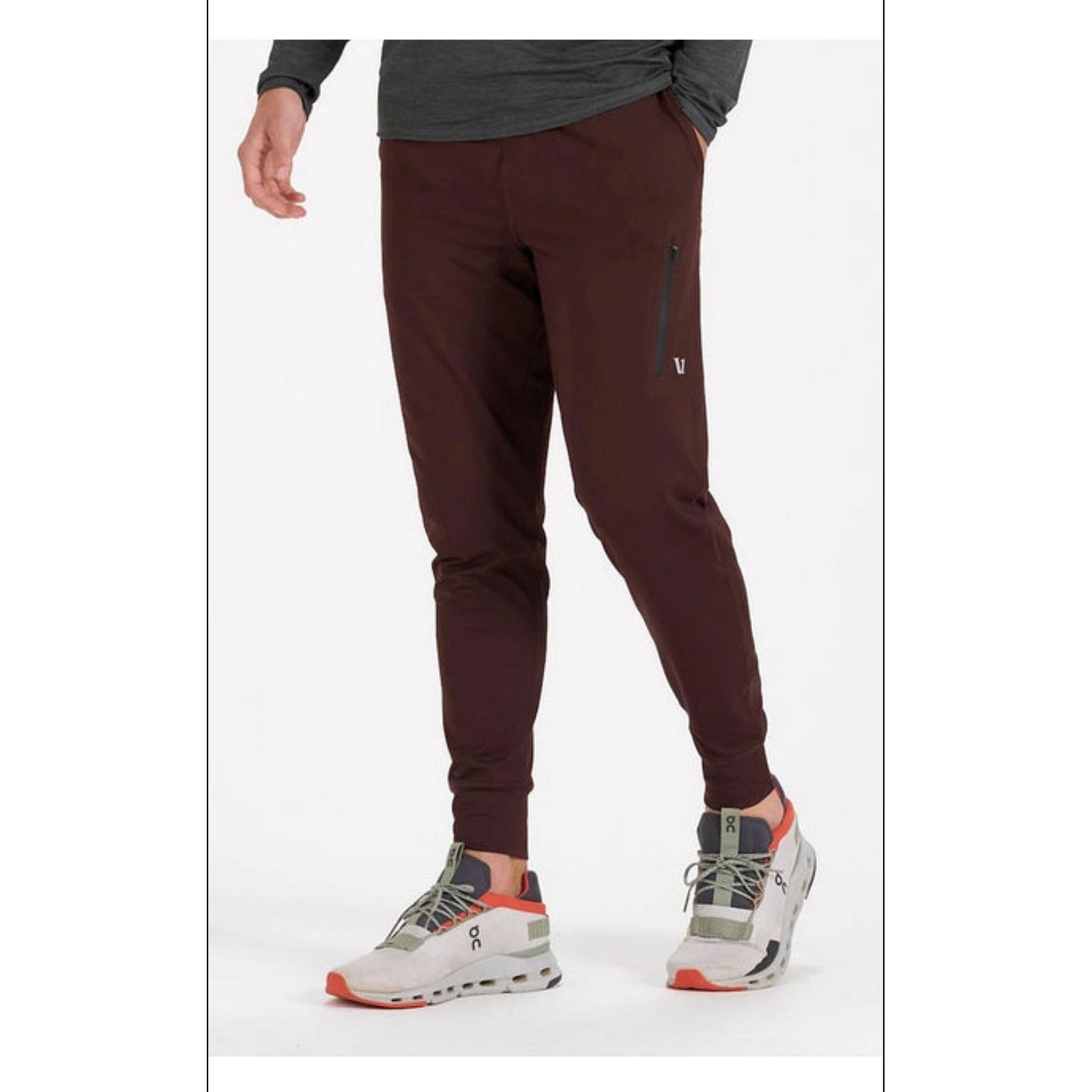Vuori Vuori Sunday Performance Jogger Mens XXL Oxblood Athletic Tr Size US 40 / EU 56 - 1 Thumbnail