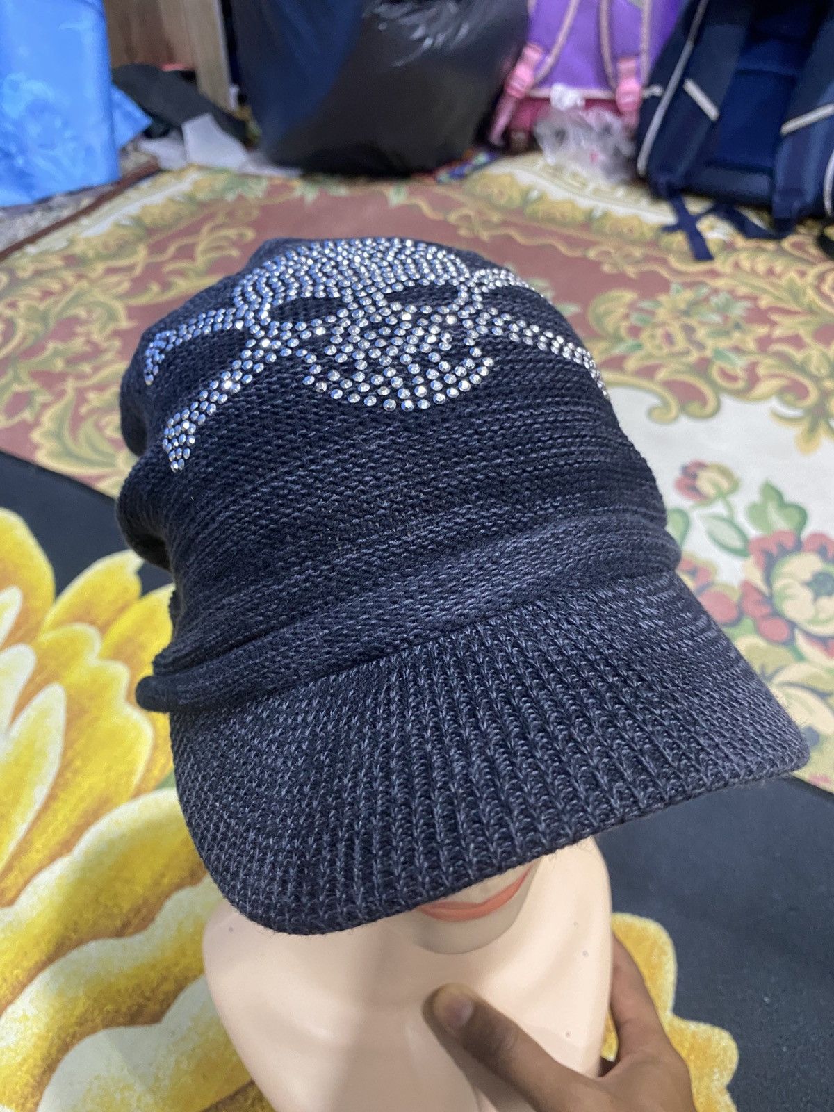 If Six Was Nine Y2K Skull Punk Bondage Beanie Hats Snowcap Size ONE SIZE - 2 Thumbnail