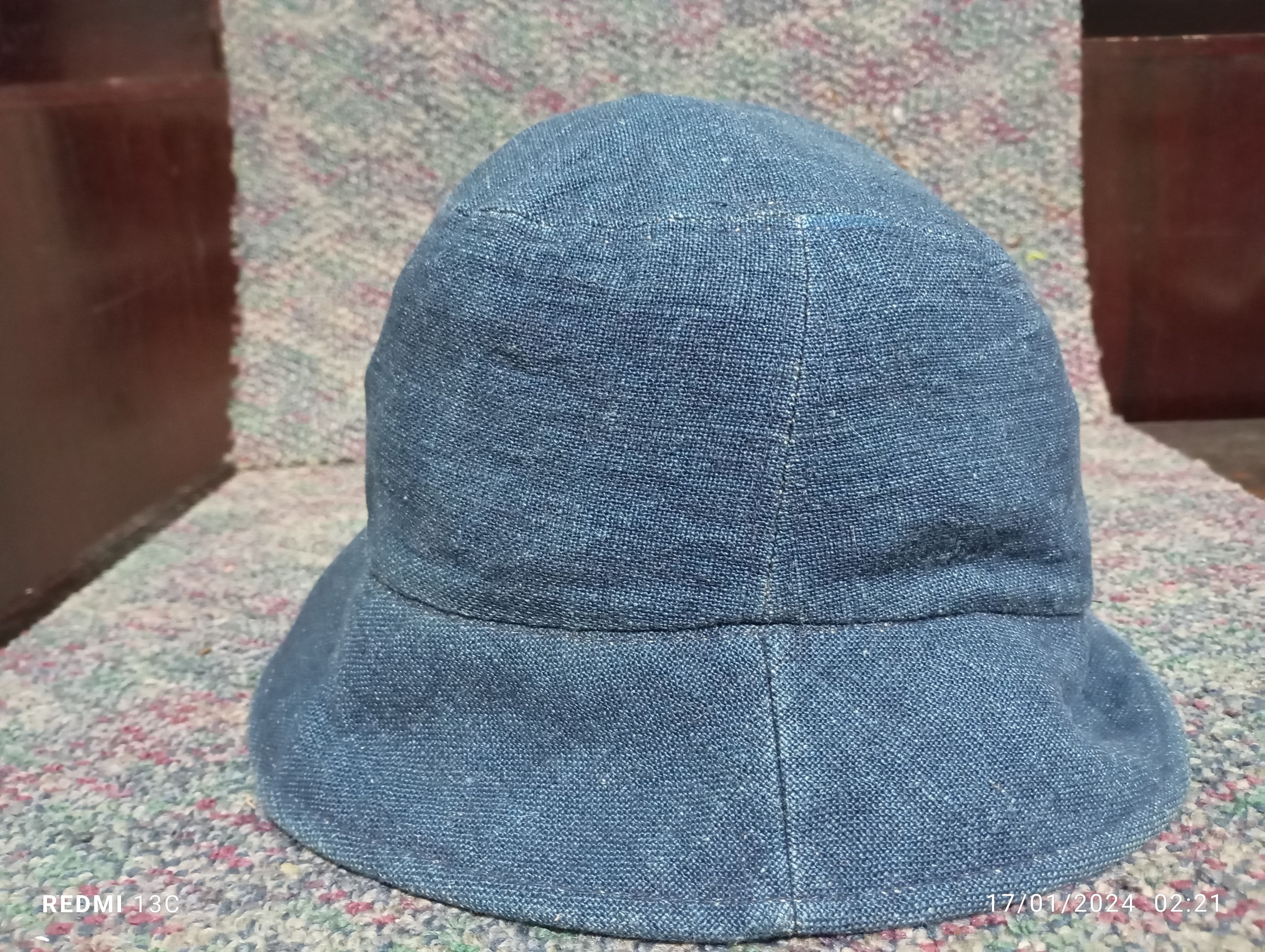 Indigo × Japanese Brand Indigo Bucket Hat Marylia Made in Japan Size ONE SIZE - 1 Thumbnail