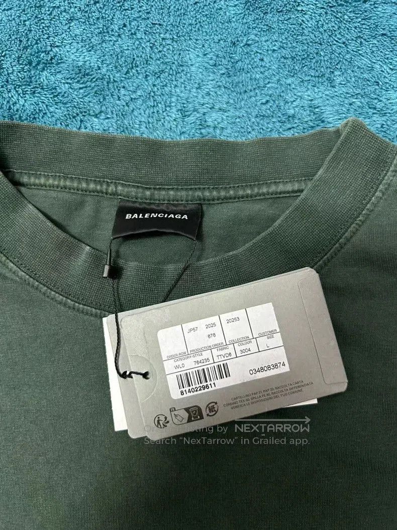 Balenciaga Balenciaga BB Logo Green Short Sleeve. Size US L / EU 52-54 / 3 - 4 Thumbnail