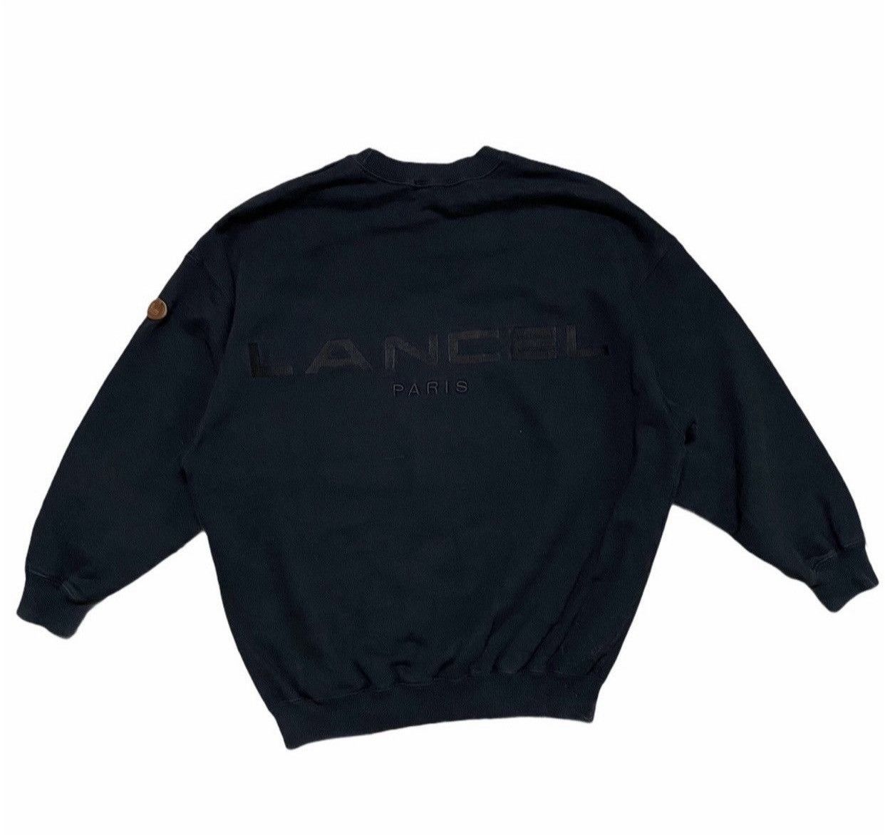 Lancel × Vintage LANCEL BLACK SWEATSHIRTS Size US M / EU 48-50 / 2 - 1 Thumbnail