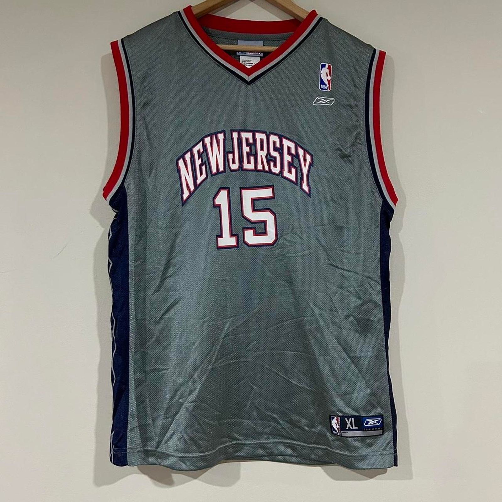 Reebok Vintage New Jersey Nets Vince Carter Basketball Jersey Size US S / EU 44-46 / 1 - 1 Thumbnail