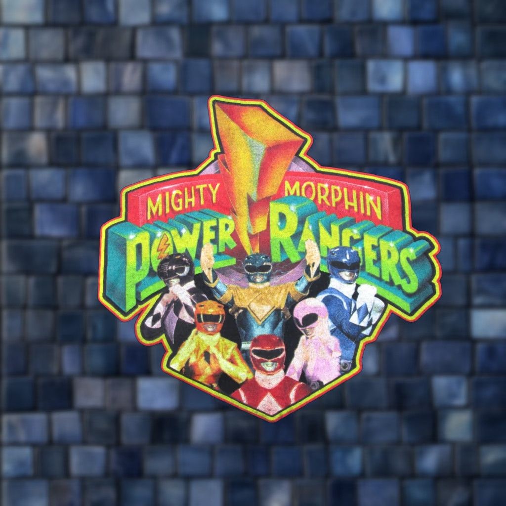 Vintage VINTAGE Mighty Morphin Power Rangers Black Shirt L Men Short Sleeve Crew Neck 2006 90s Cartoon Power Rangers Shirt Mens Size US L / EU 52-54 / 3 - 1 Thumbnail