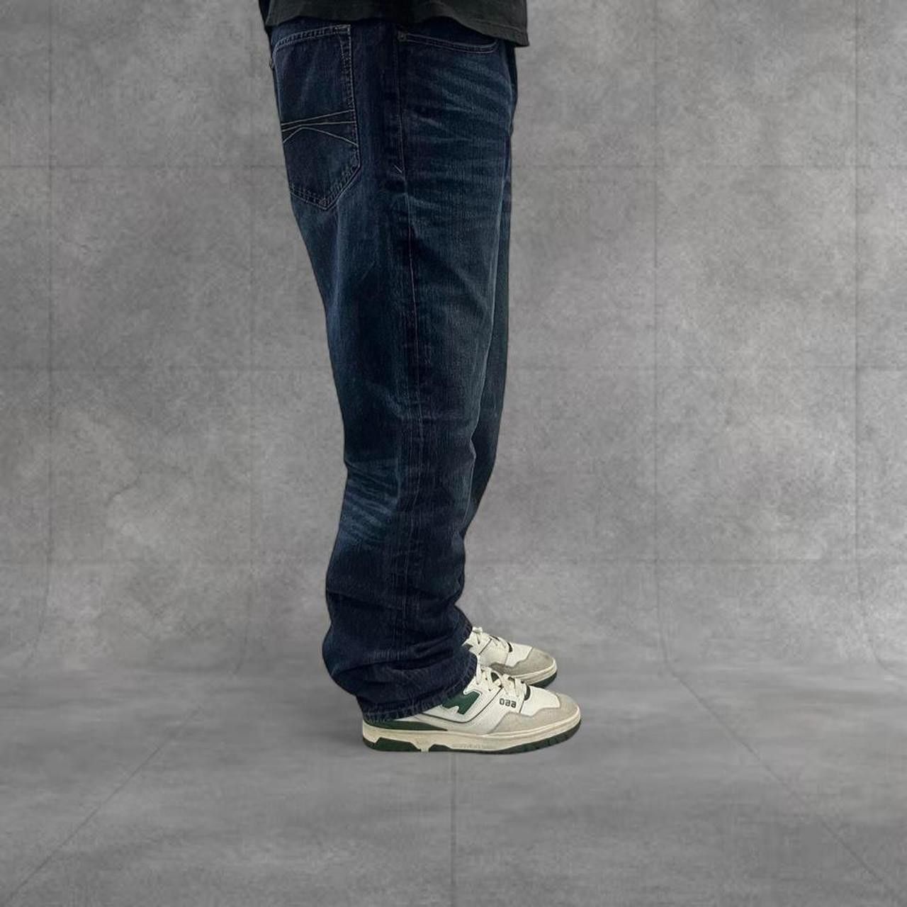 Vintage Crazy Vintage Y2K/2000s Grunge Dark Wash Denim jeans Skater Essential! Size US 36 / EU 52 - 2 Thumbnail