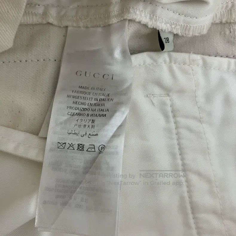 Gucci Gucci Striped leather shorts Size 28" / US 6 / IT 42 - 5 Thumbnail