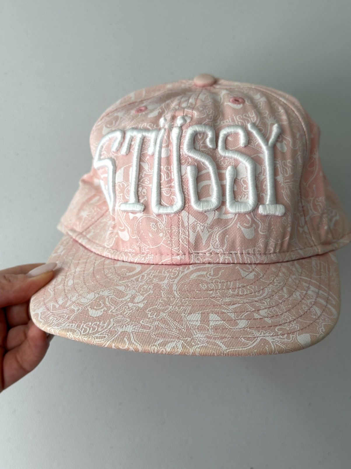 New Era × Stussy Vintage Stussy Y2k New Era Snapback Hat Cap Size ONE SIZE - 6 Thumbnail