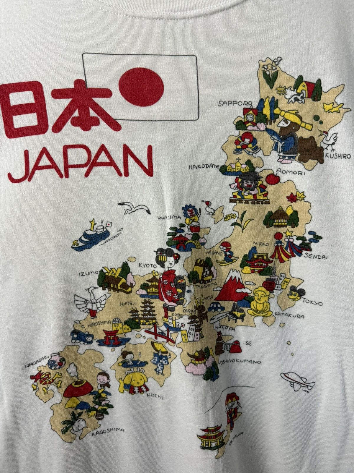 Vintage Vintage Japanese Art Picture White Hype Tee Oversize Boxy Size US XL / EU 56 / 4 - 2 Thumbnail