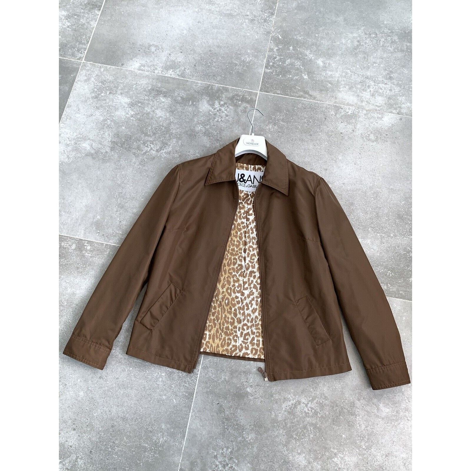Dolce & Gabbana Women's DOLCE & GABBANA Leopard Bomber Jacket Coat SZ M L Size M / US 6-8 / IT 42-44 - 1 Thumbnail