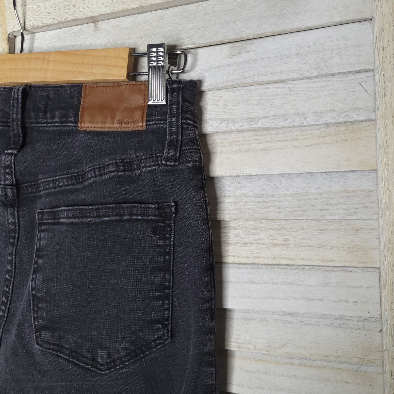 Madewell Madewell Cali Demi Boot High Rise Raw Hems Jeans Size 25T Size 26" / US 2 / IT 38 - 7 Thumbnail