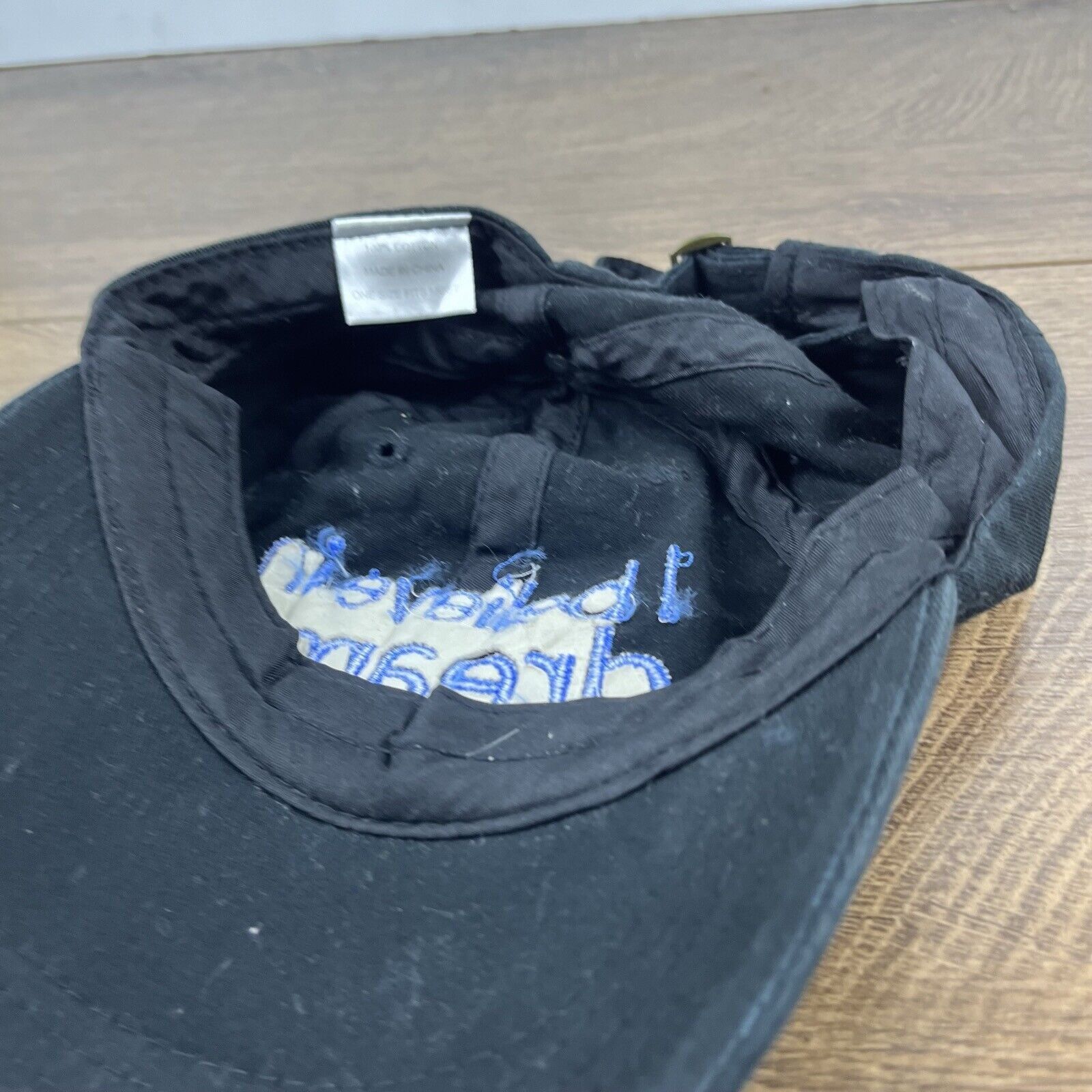 Other Dream Foundation Hat I Believe Black Cap Adjustable Hat Blac Size ONE SIZE - 12 Thumbnail