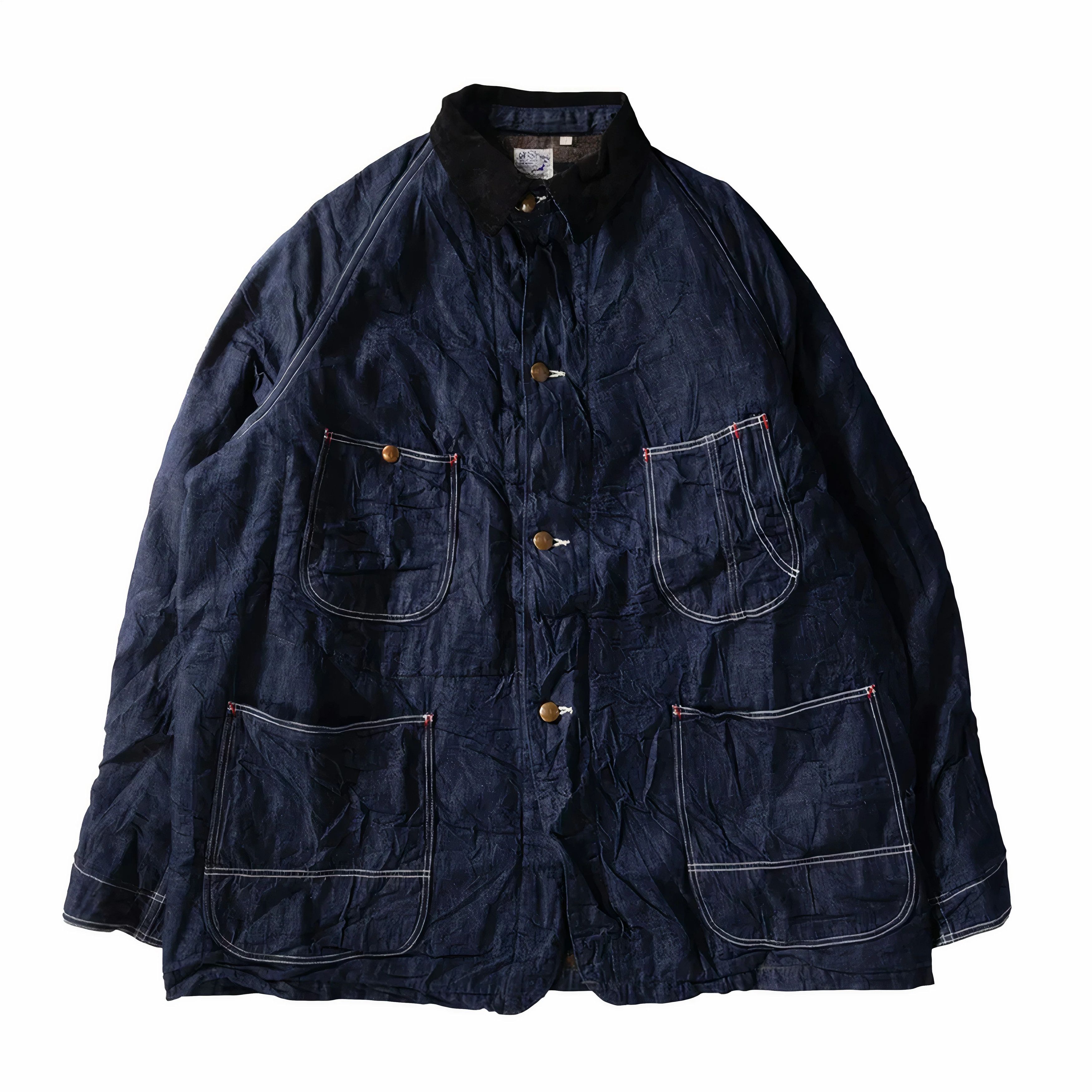 Orslow OrSlow Wool Liner Relax Fit Denim Coverall (One Wash) Size US L / EU 52-54 / 3 - 1 Thumbnail