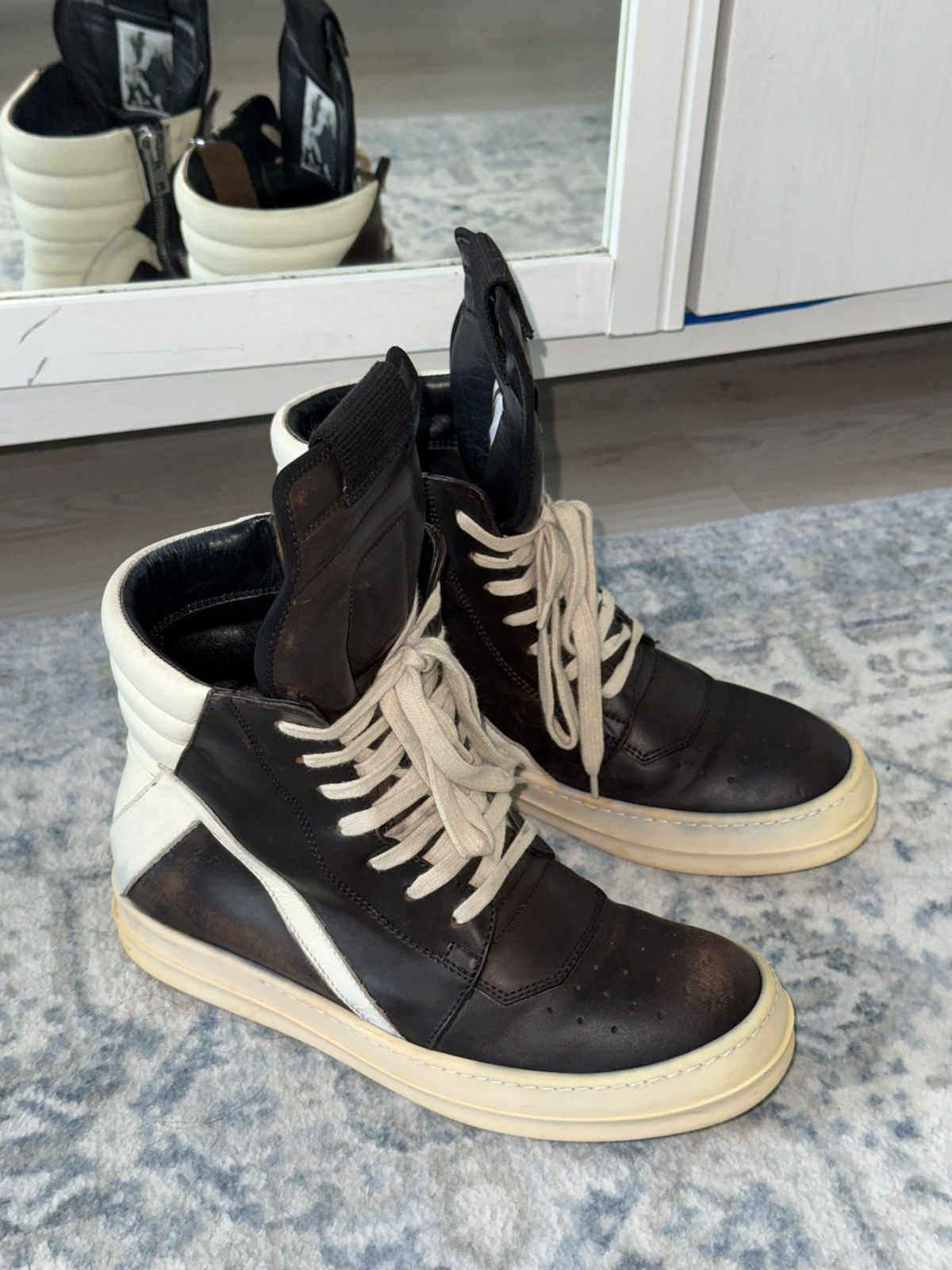 Rick Owens Rick Owens Performa Geobasket Rubberized | Grailed