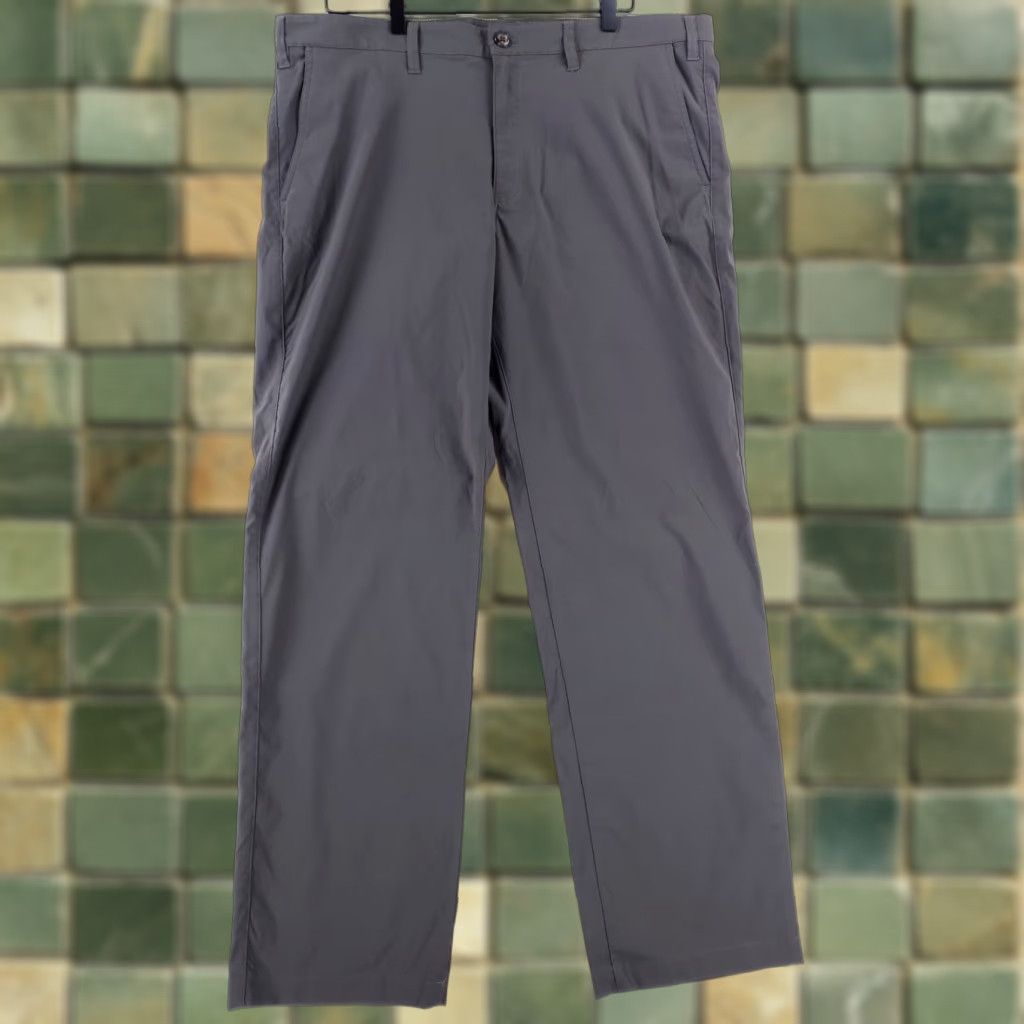 Eddie Bauer Eddie Bauer First Ascent Performance Pants Gray Mens 39 x 32 Chino Inseam 32 Regular Pants Mens Gray 39 32 Size US 39 - 1 Thumbnail