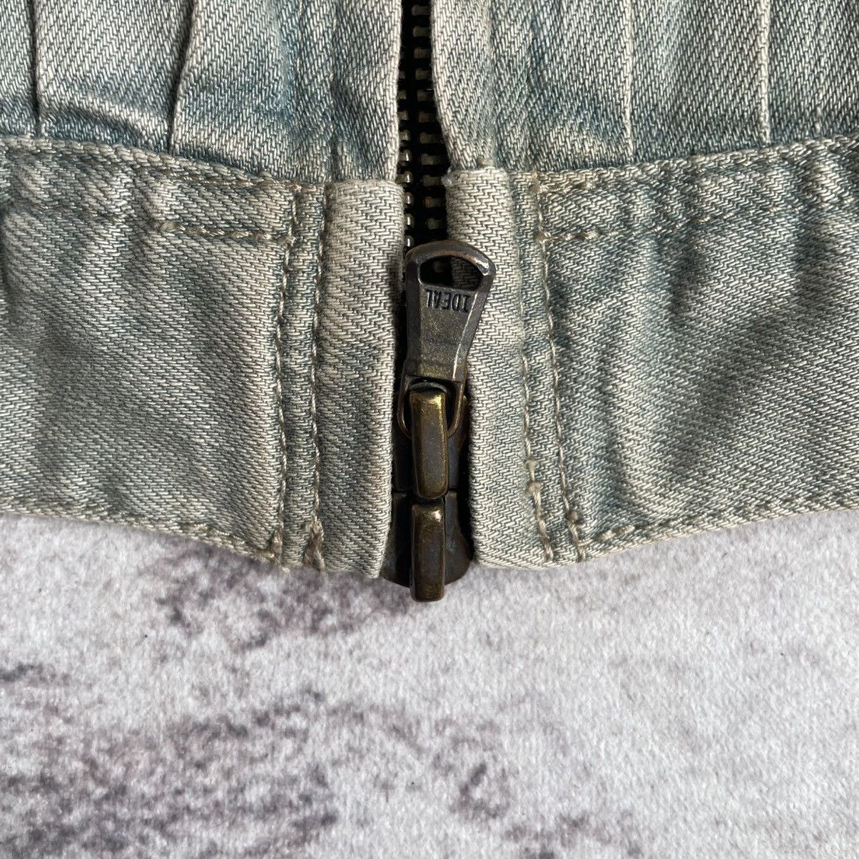 5351 POUR LES HOMMES 5351 Pour Less Hommes Mud Wash Denim Jacket Size US M / EU 48-50 / 2 - 9 Thumbnail